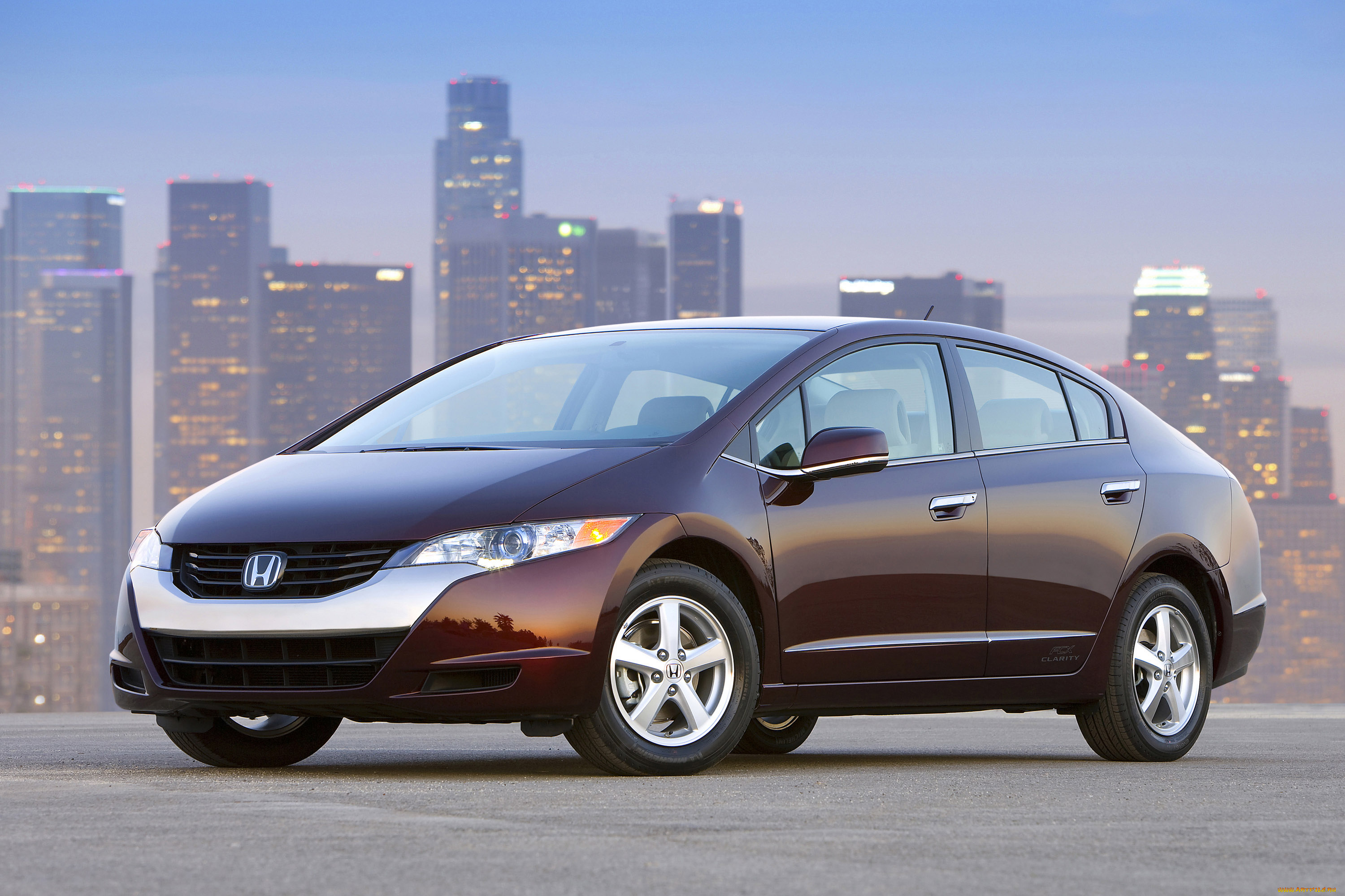 honda, fcx, clarity, 2010, автомобили, honda, бардовая, вишнёвая, 2010, fcx, clarity