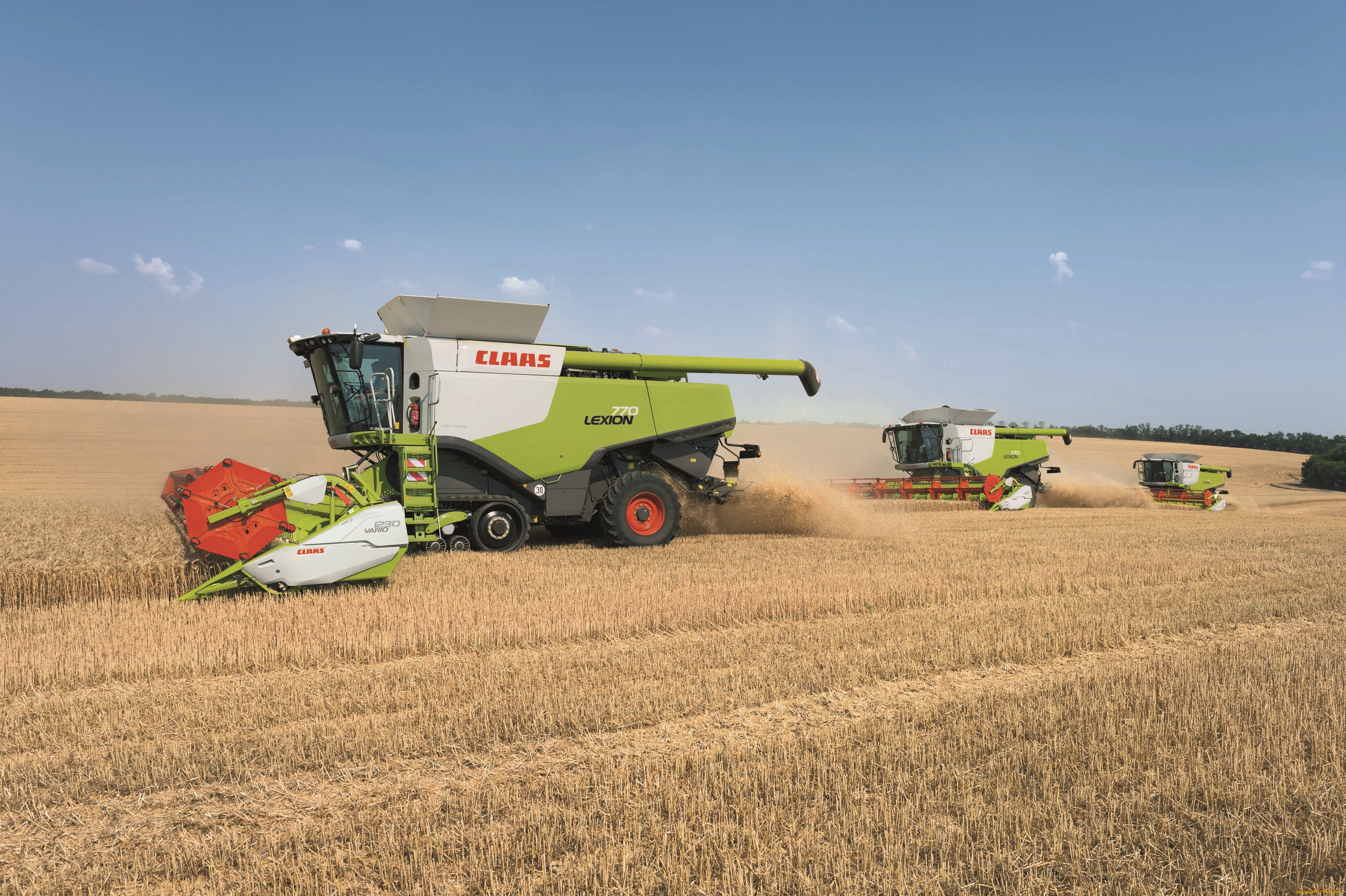 техника, комбайны, claas