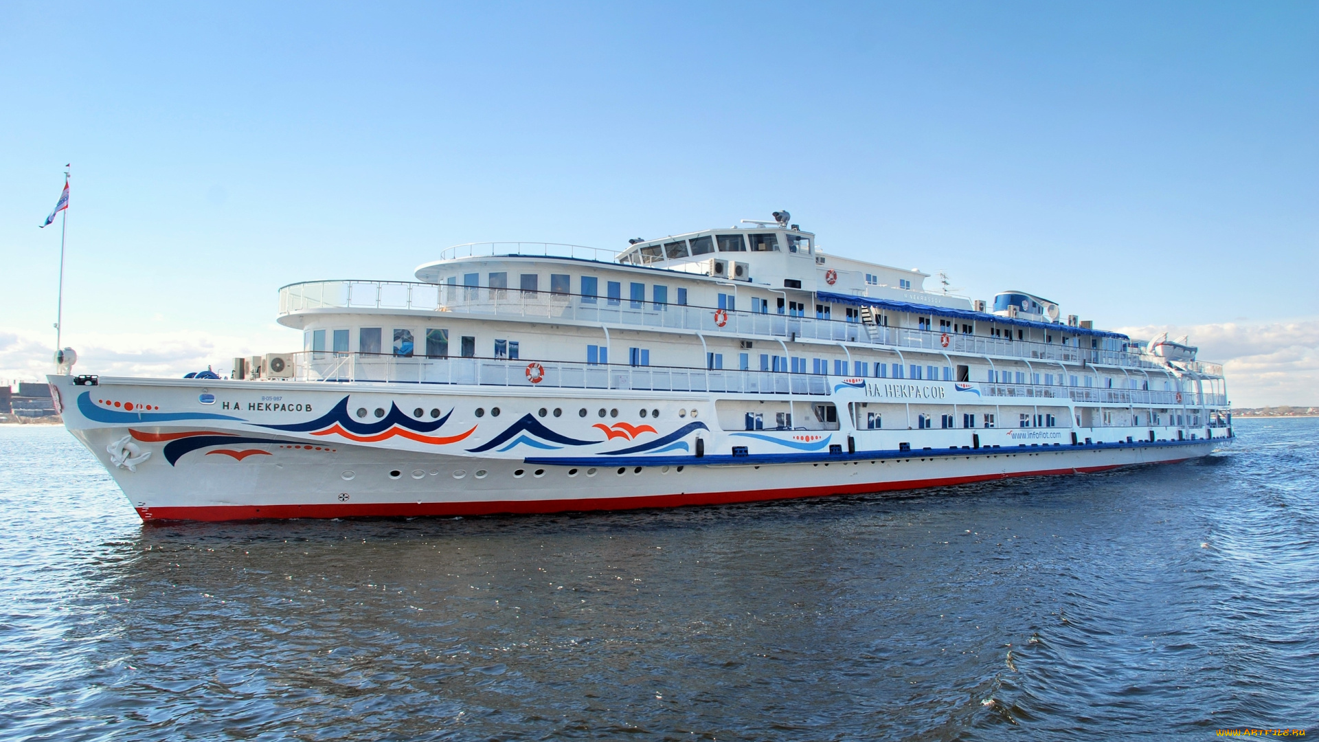 , некрасов, корабли, теплоходы, некрасов, круиз, россия, река, теплоход
