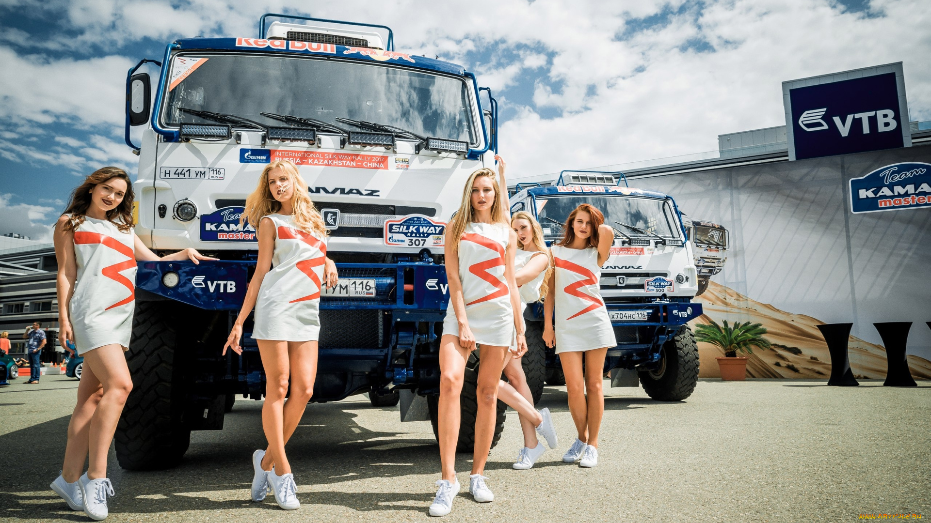 камаз, автомобили, -авто, с, девушками, позы, модели, девушки