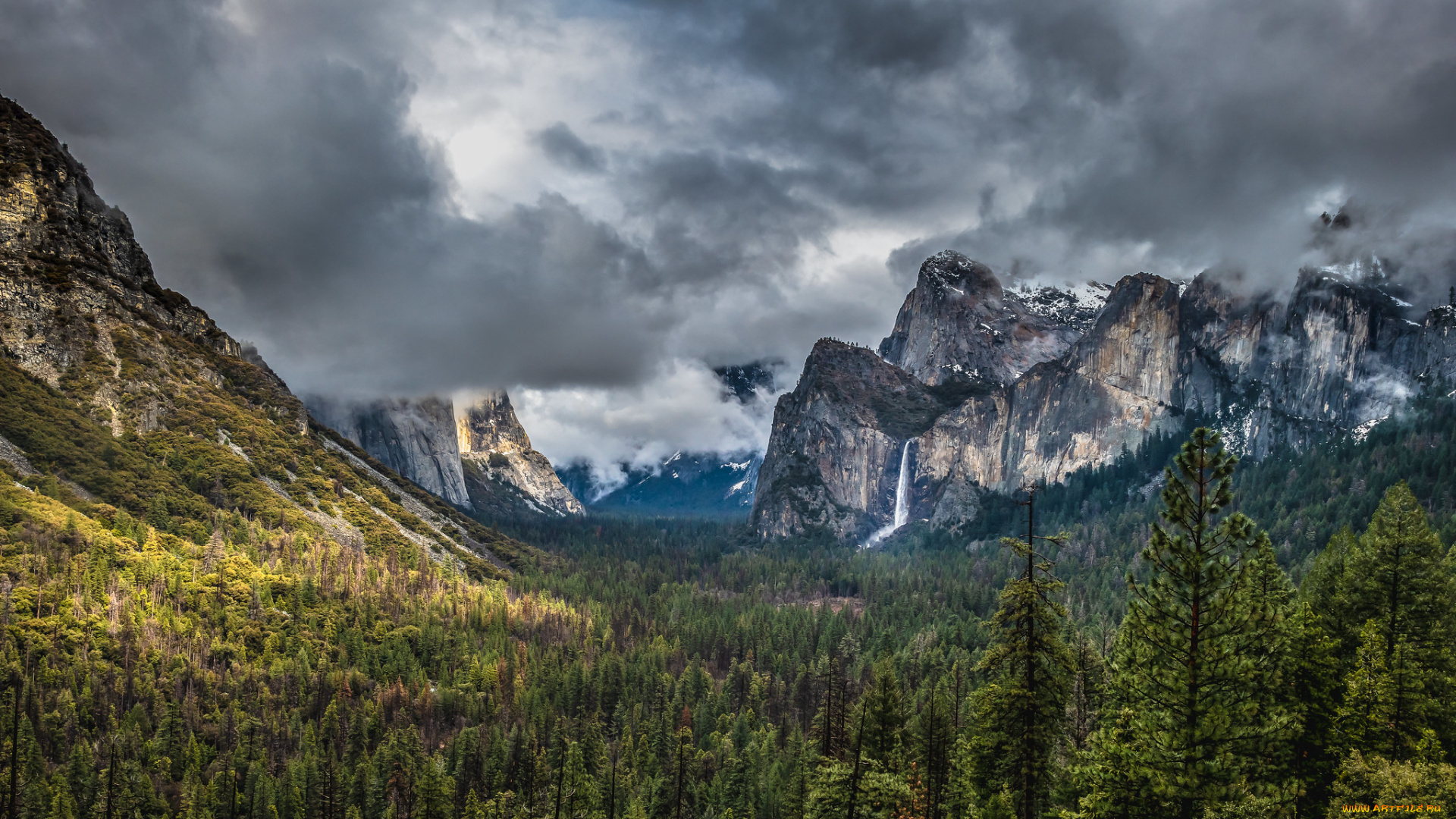 природа, горы, простор