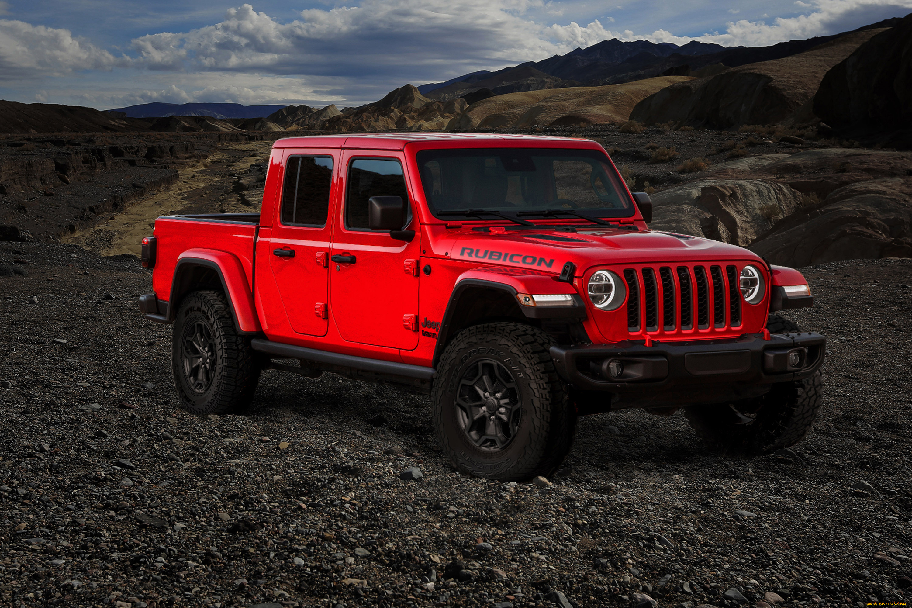 2019, jeep, gladiator, автомобили, jeep, 2019, джип, красный, gladiator