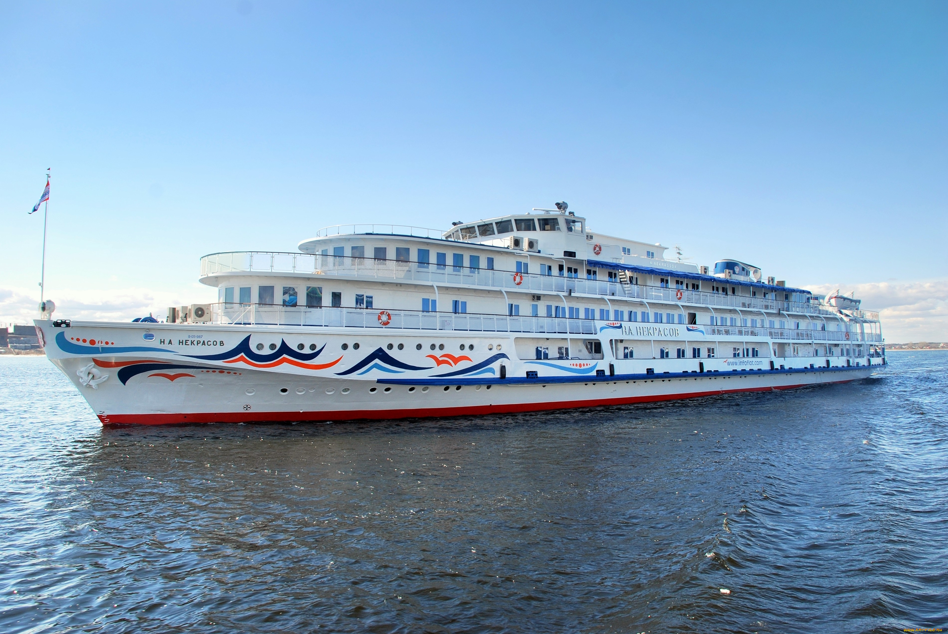 , некрасов, корабли, теплоходы, некрасов, круиз, россия, река, теплоход