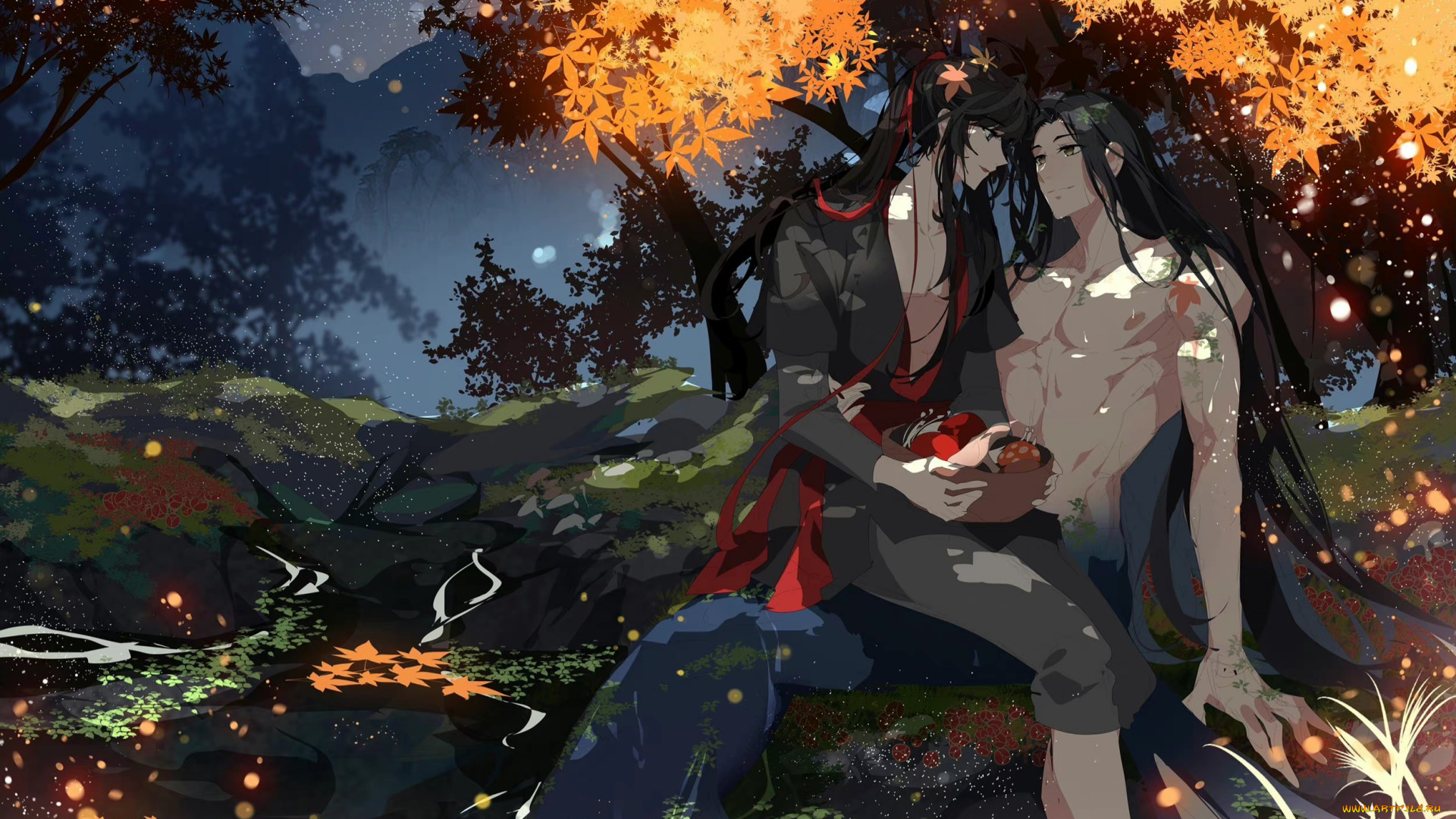 аниме, mo, dao, zu, shi, лань, чжань, вей, ин