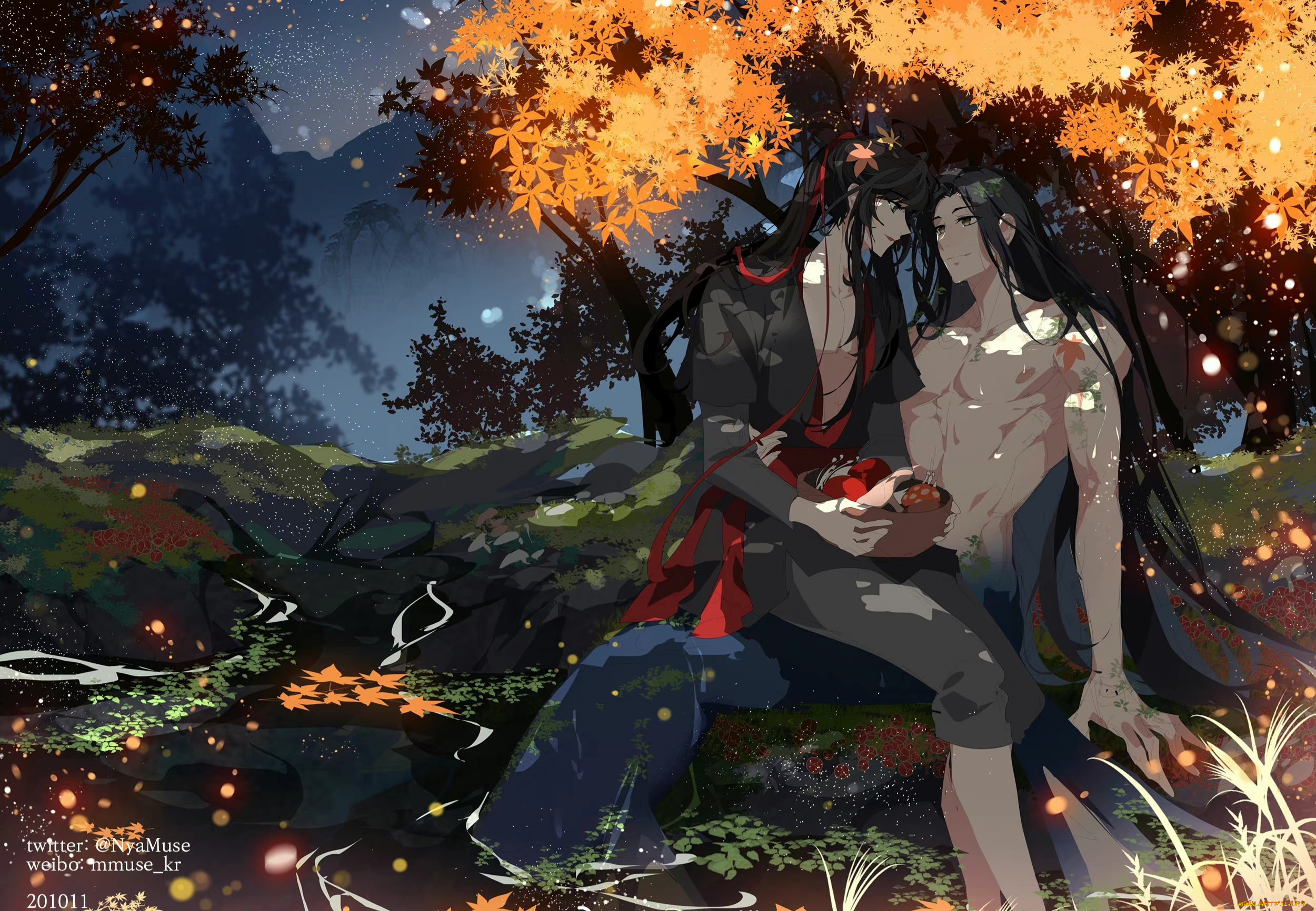 аниме, mo, dao, zu, shi, лань, чжань, вей, ин