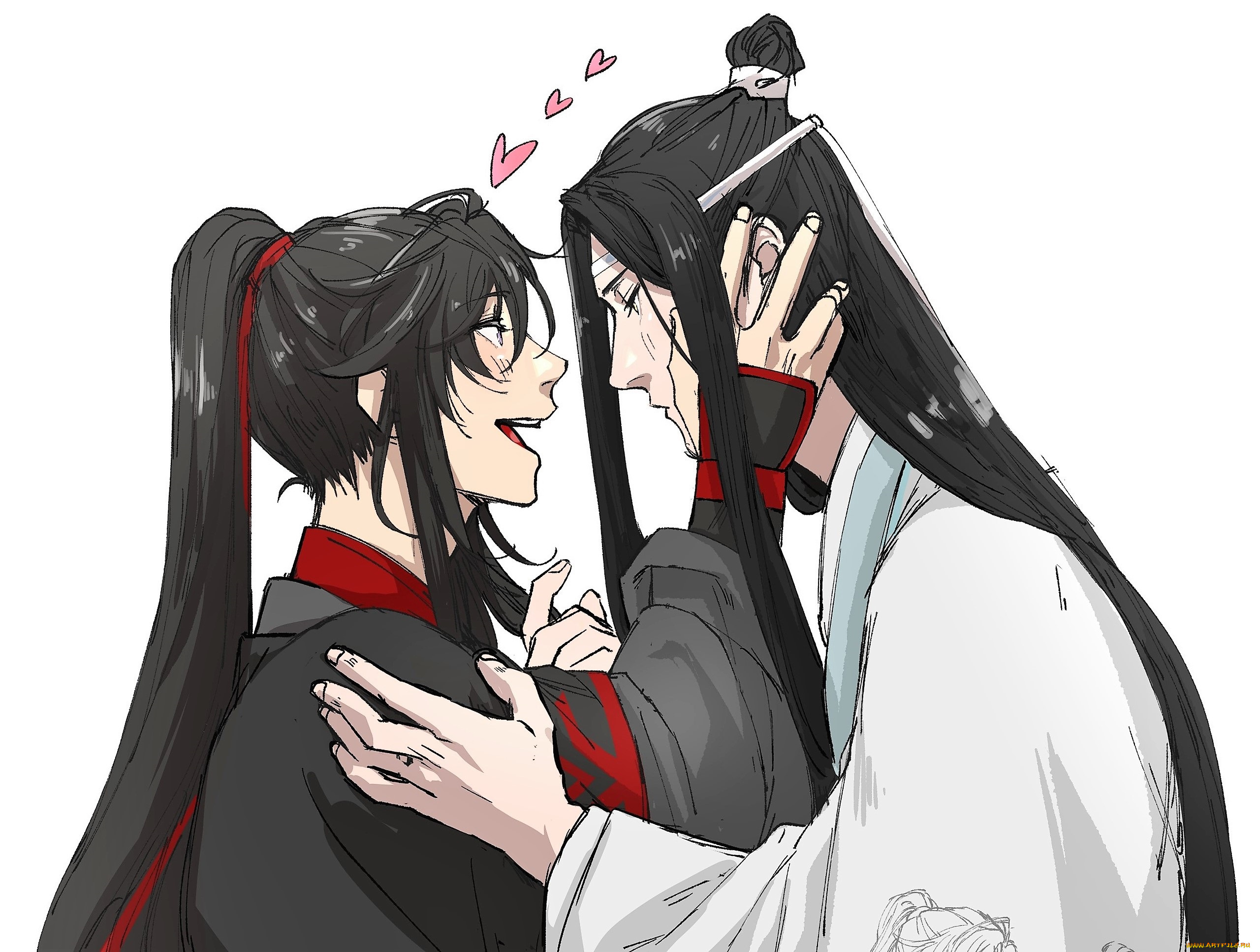 аниме, mo, dao, zu, shi, вэй, усянь, лань, ванцзи