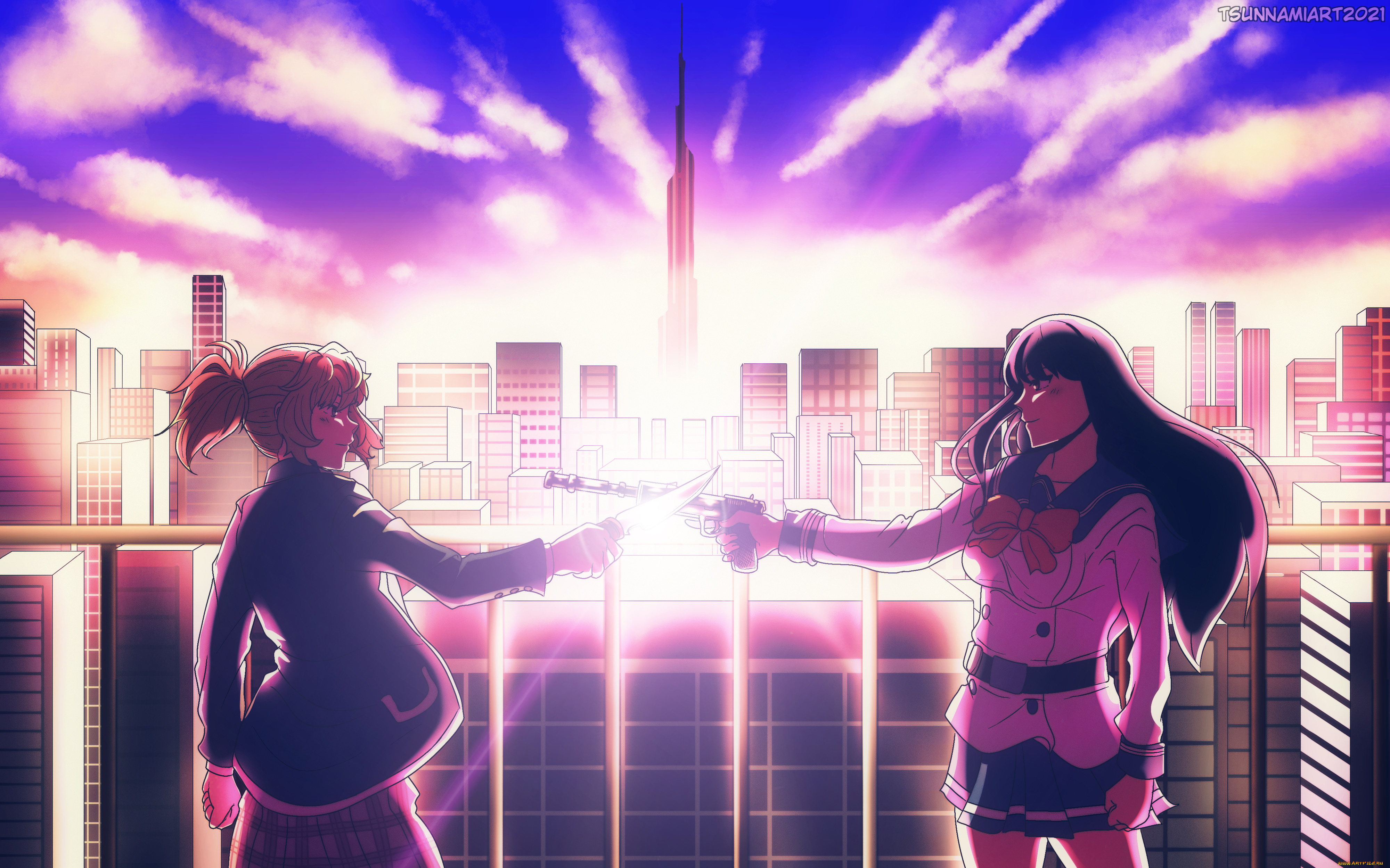 аниме, high-rise, invasion, high, rise, invasion