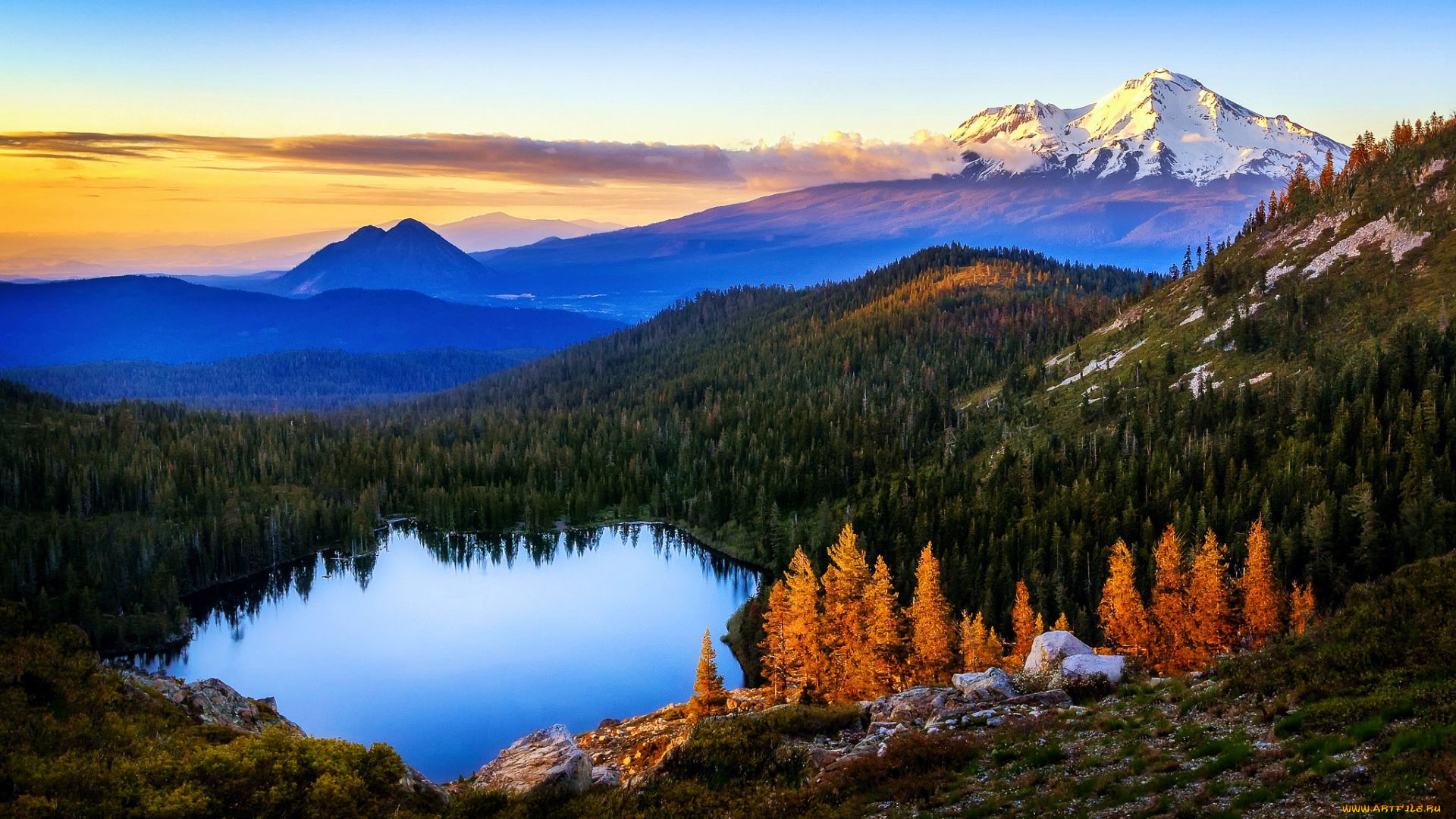 heart, lake, california, природа, реки, озера, heart, lake