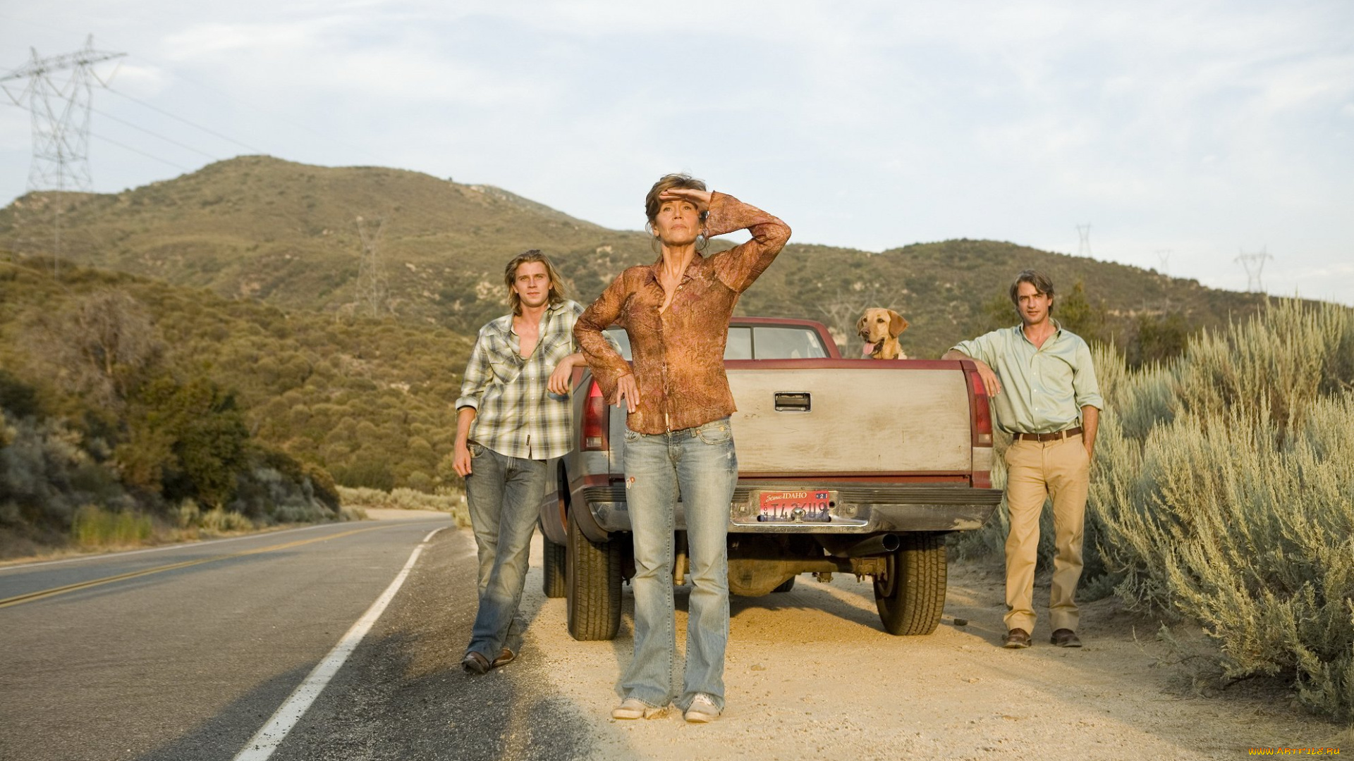 кино, фильмы, georgia, rule, люди, машина, собака, дорога, горы