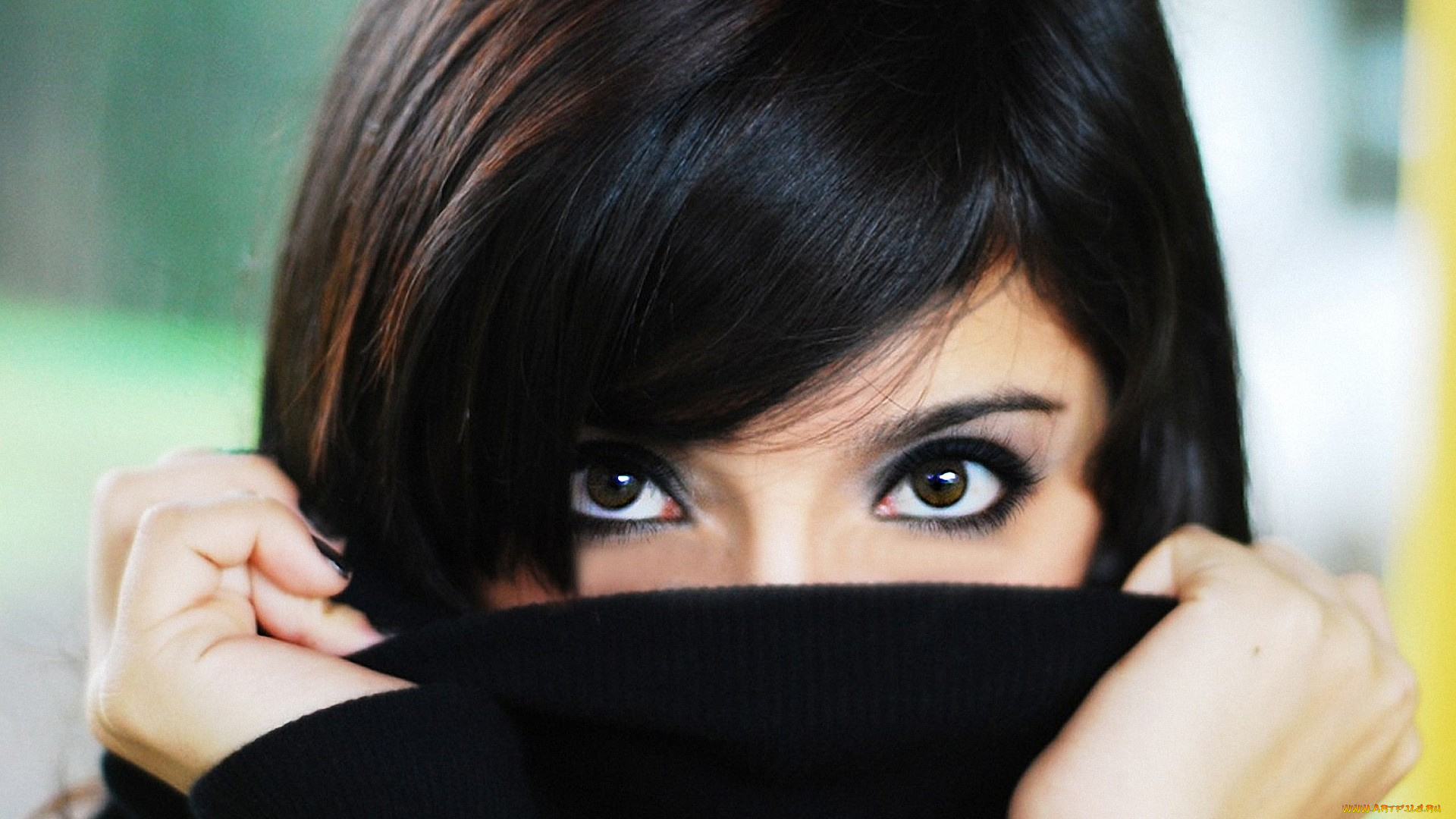 разное, глаза, карие, взгляд