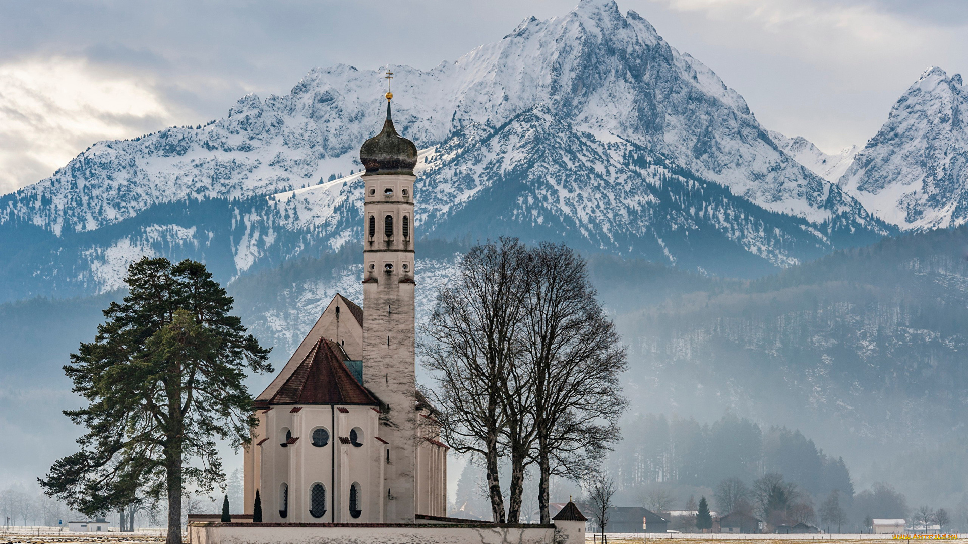 st, coloman, church, schwangau, germany, города, -, католические, соборы, , костелы, , аббатства, st, coloman, church