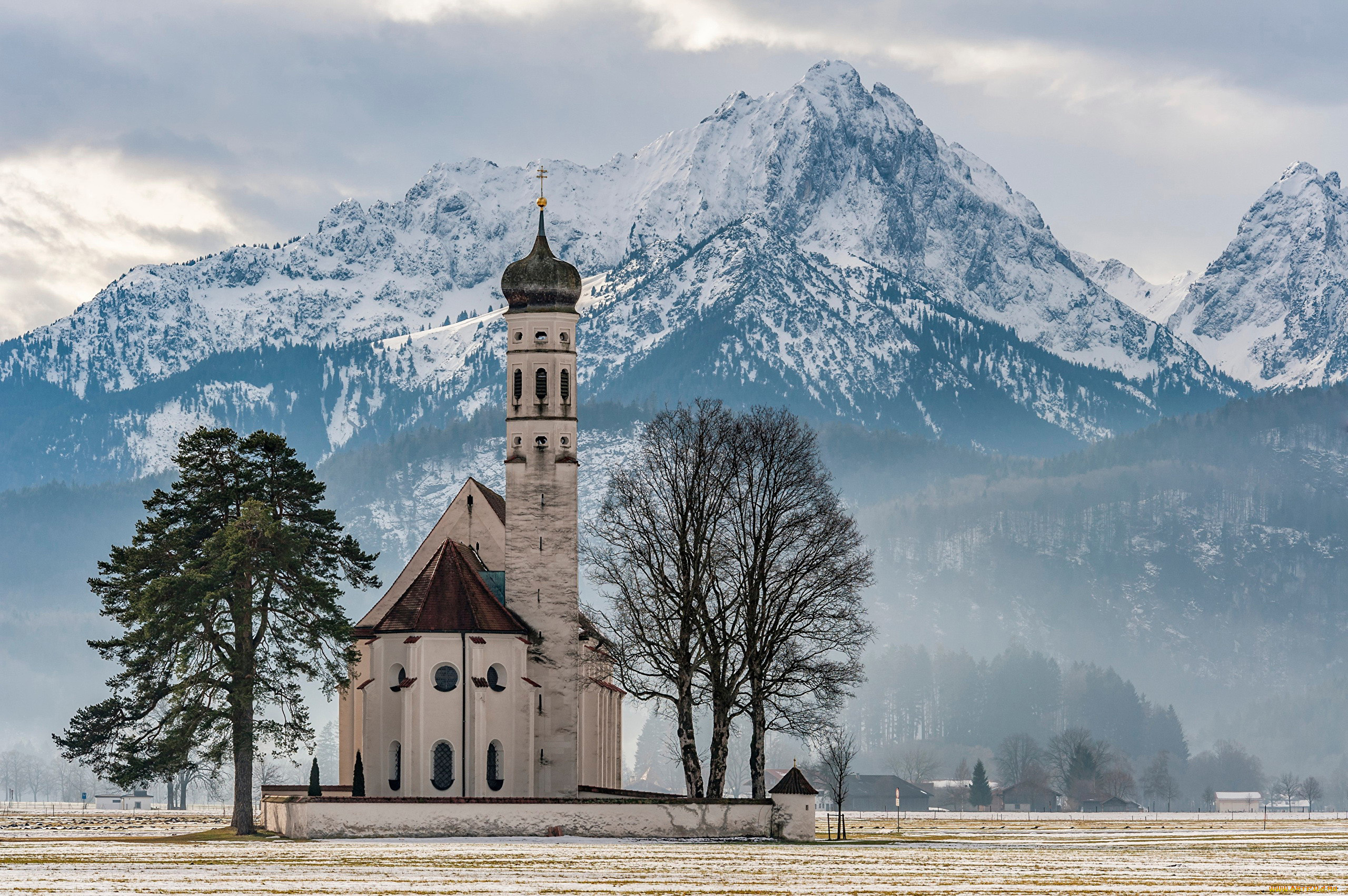 st, coloman, church, schwangau, germany, города, -, католические, соборы, , костелы, , аббатства, st, coloman, church