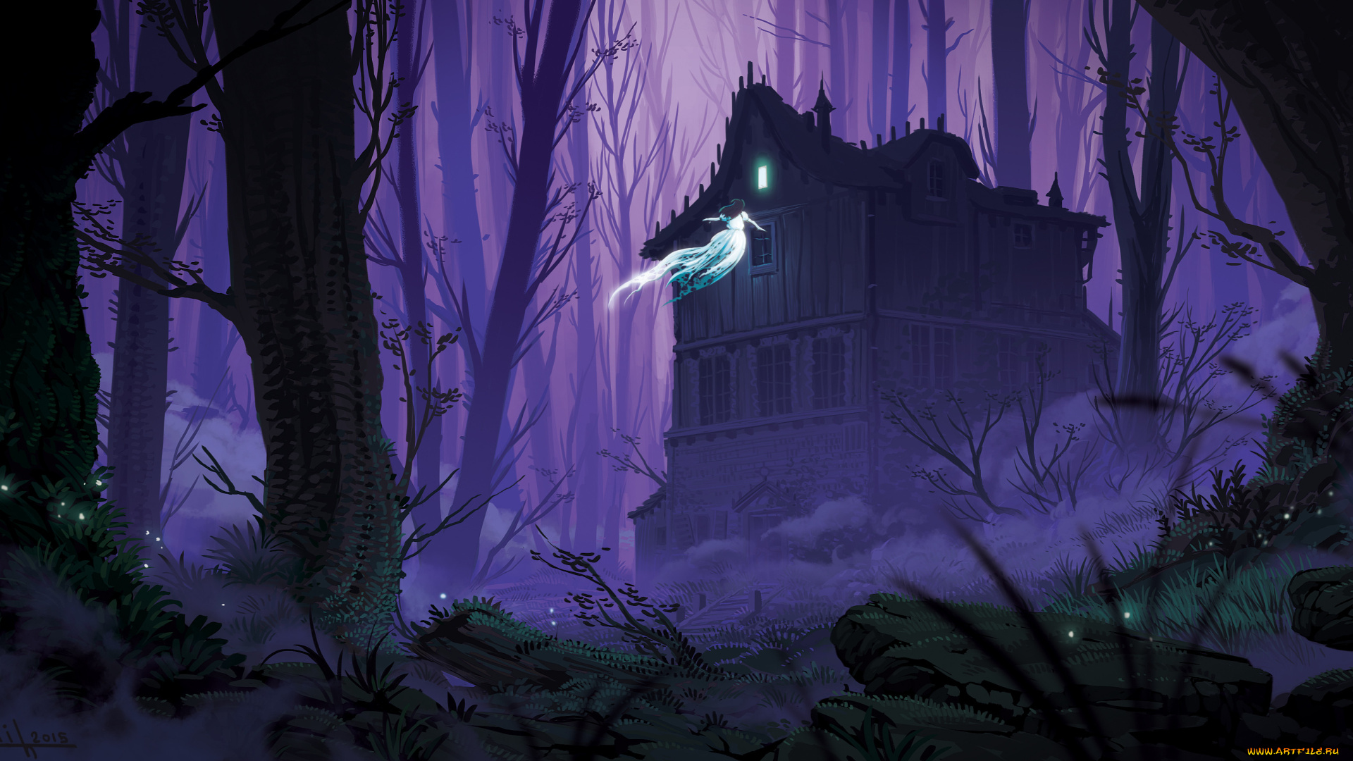 фэнтези, призраки, ночь