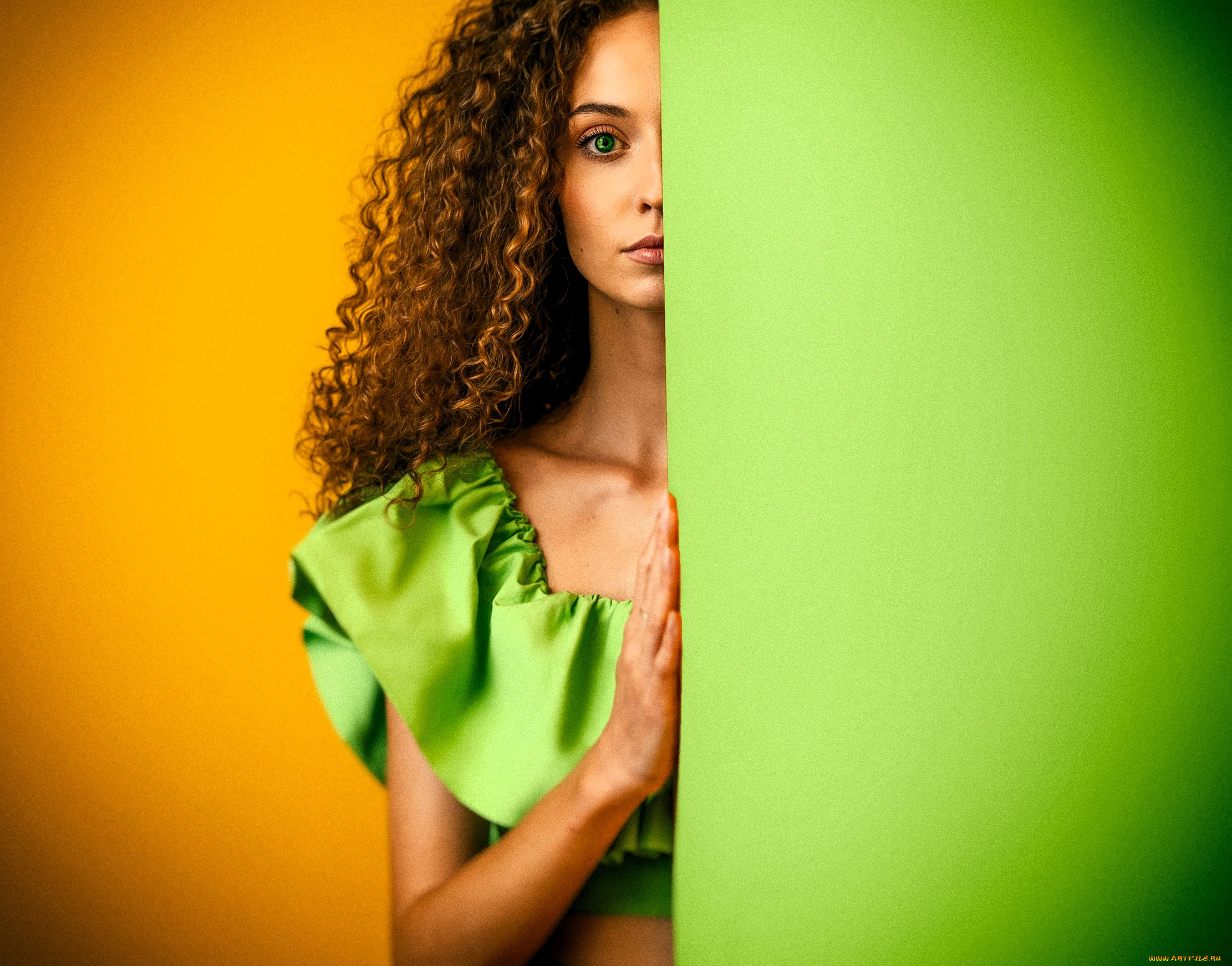 девушки, -, брюнетки, , шатенки, шатенка, топ, стена