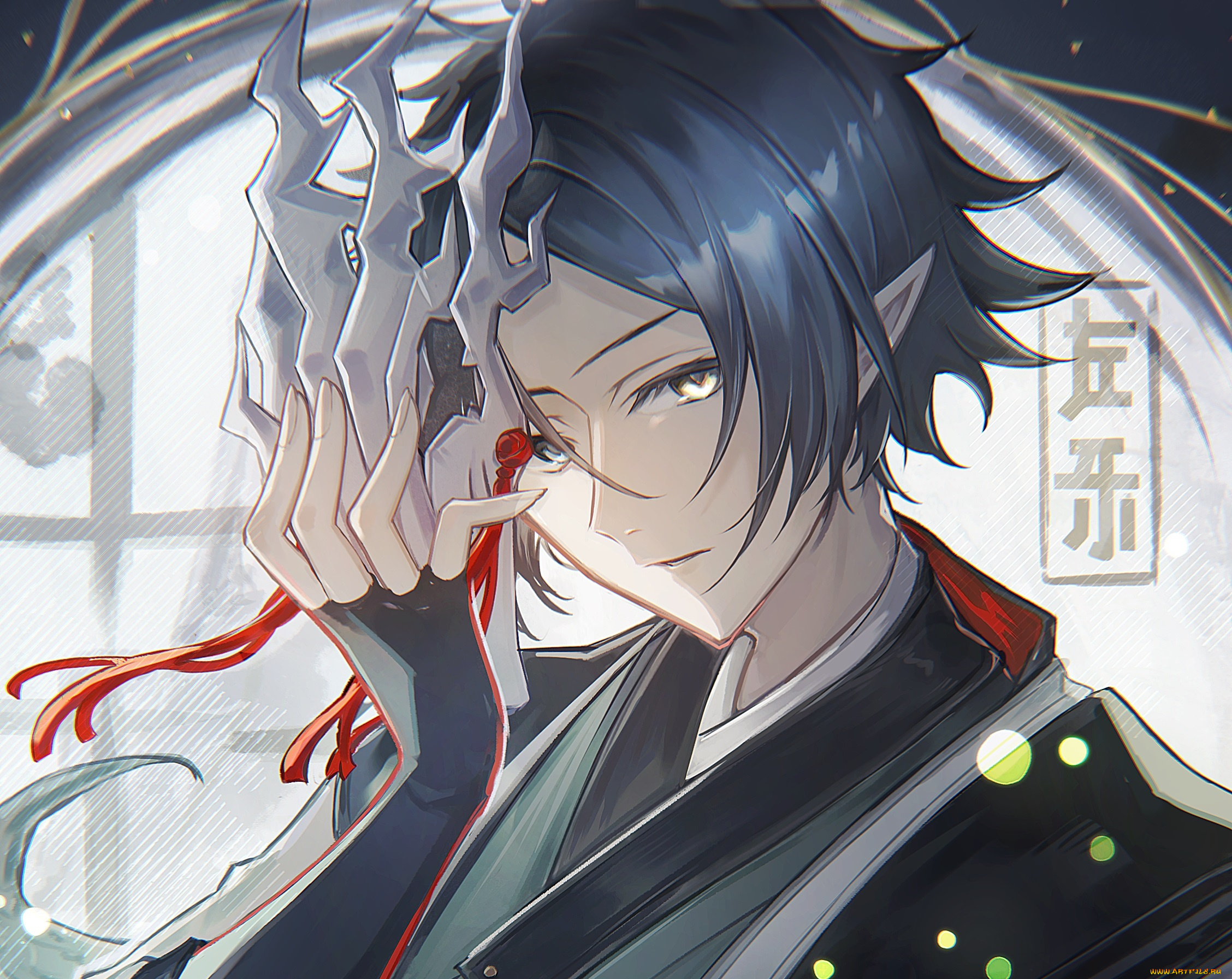 аниме, arknights, парень