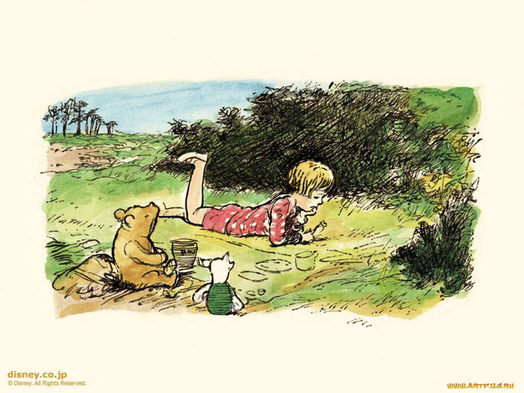 мультфильмы, winnie, the, pooh