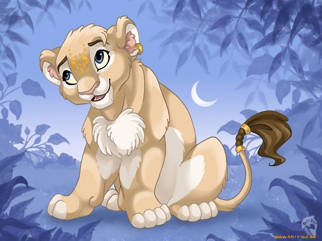 по, мотивам, king, lion, by, dolphy, рисованные, животные, сказочные, мифические