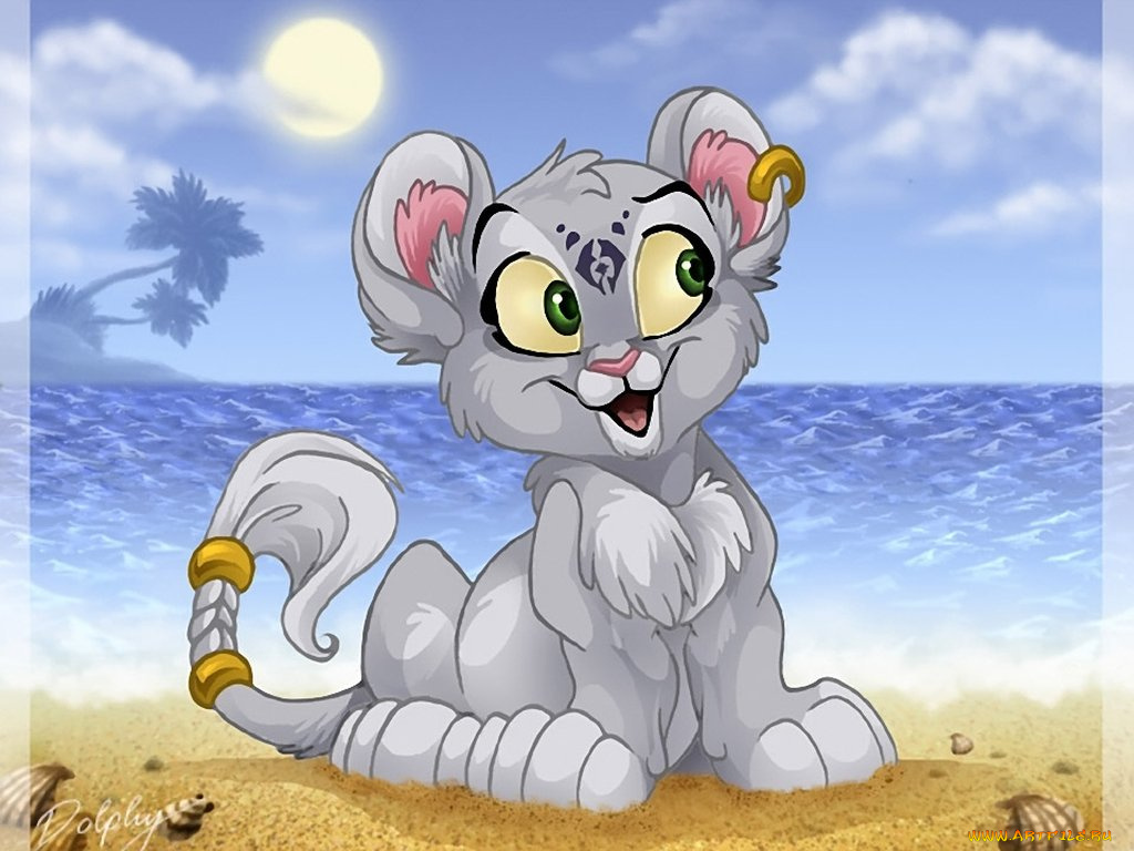 по, мотивам, king, lion, by, dolphy, рисованные, животные, сказочные, мифические