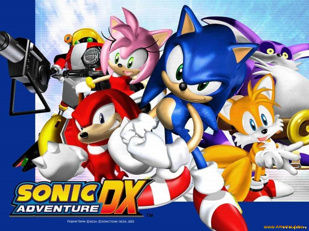видео, игры, sonic, adventure, dx