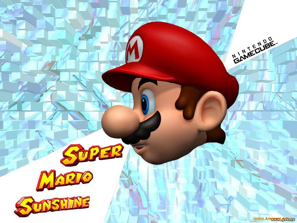 видео, игры, super, mario, sunshine