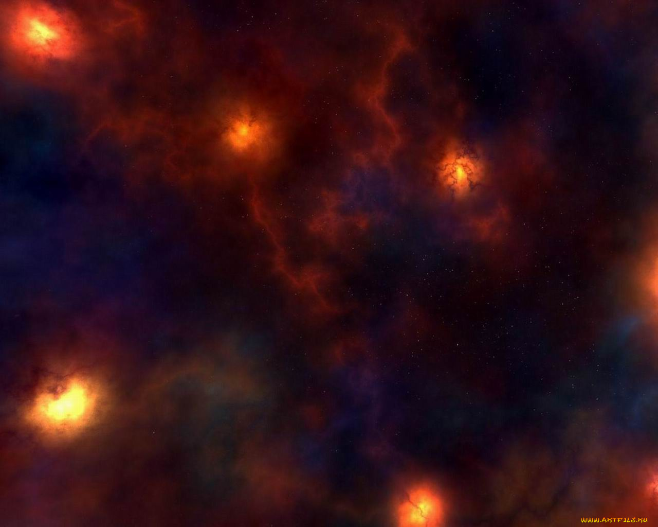 космос, галактики, туманности