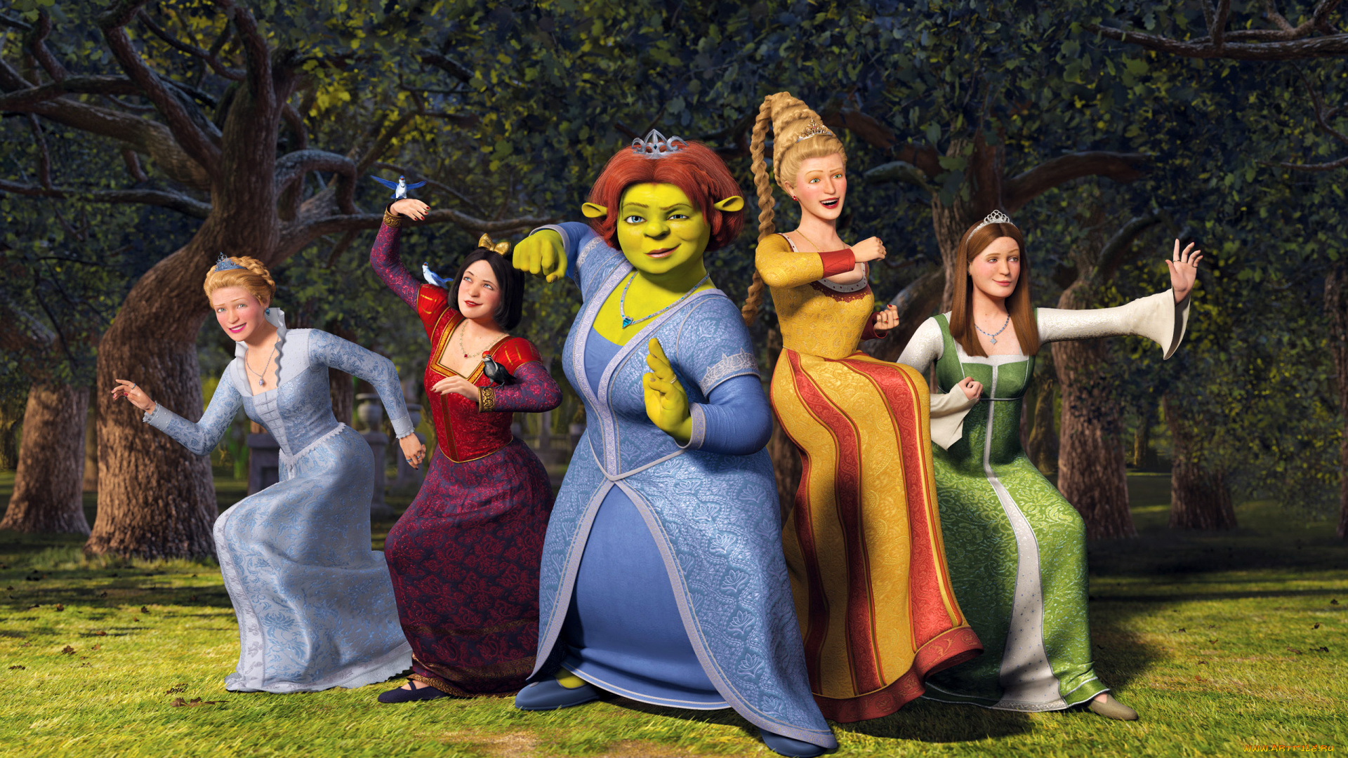 мультфильмы, shrek, the, third