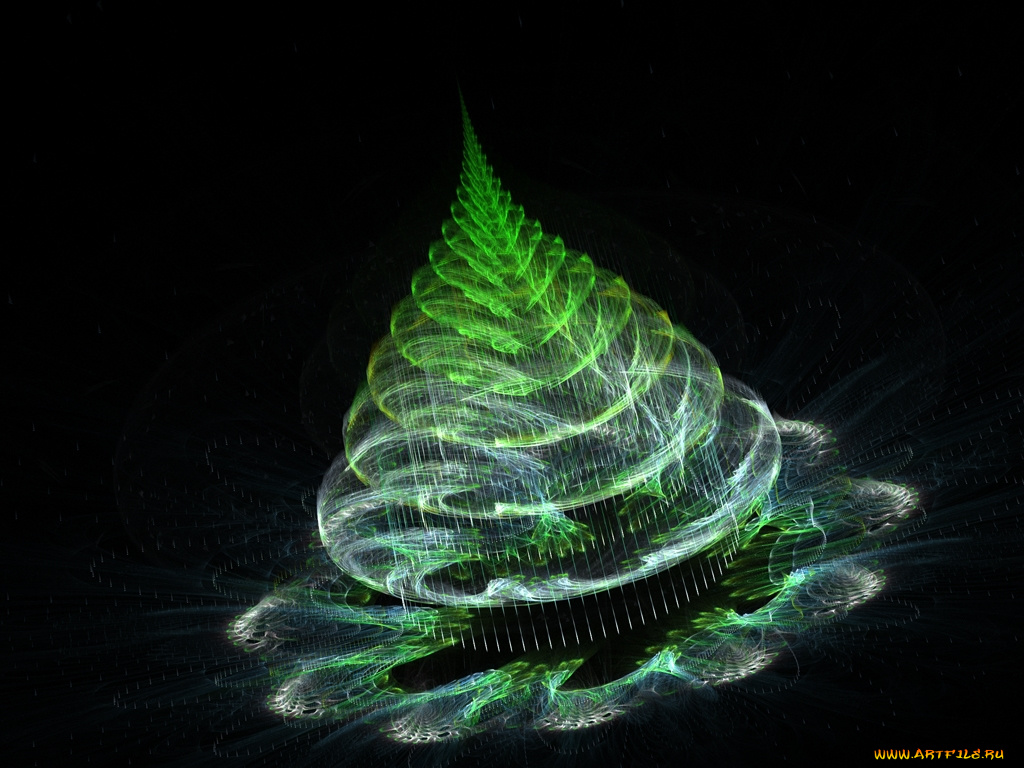 праздничные, 3д, графика, новый, год