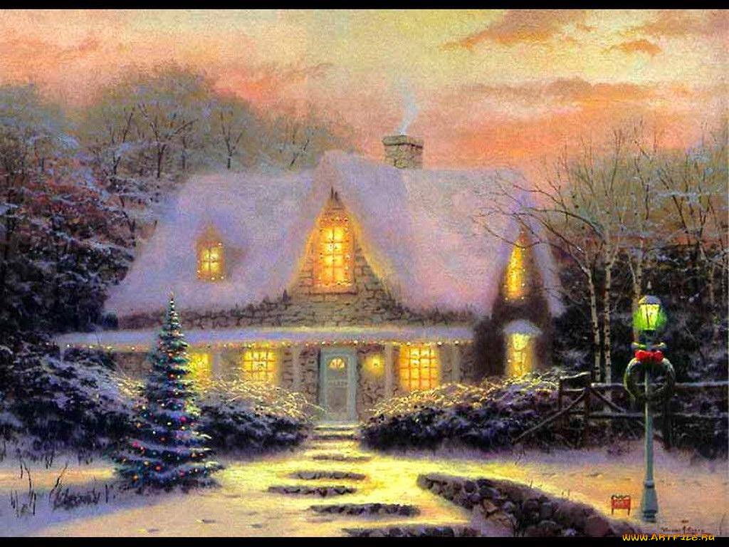 праздничные, рисованные