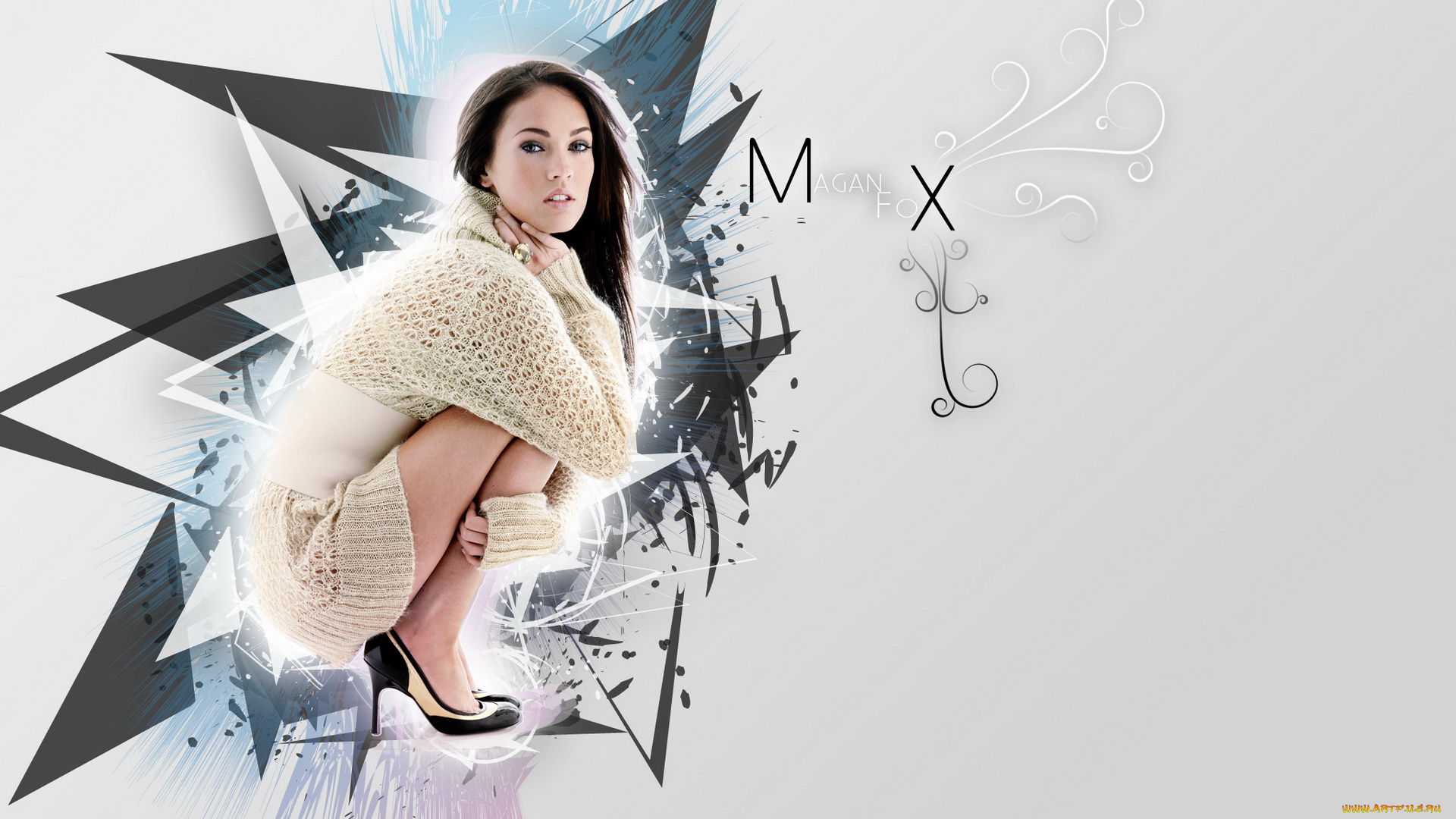 Megan, Fox, девушки, , , креатив, взгляд