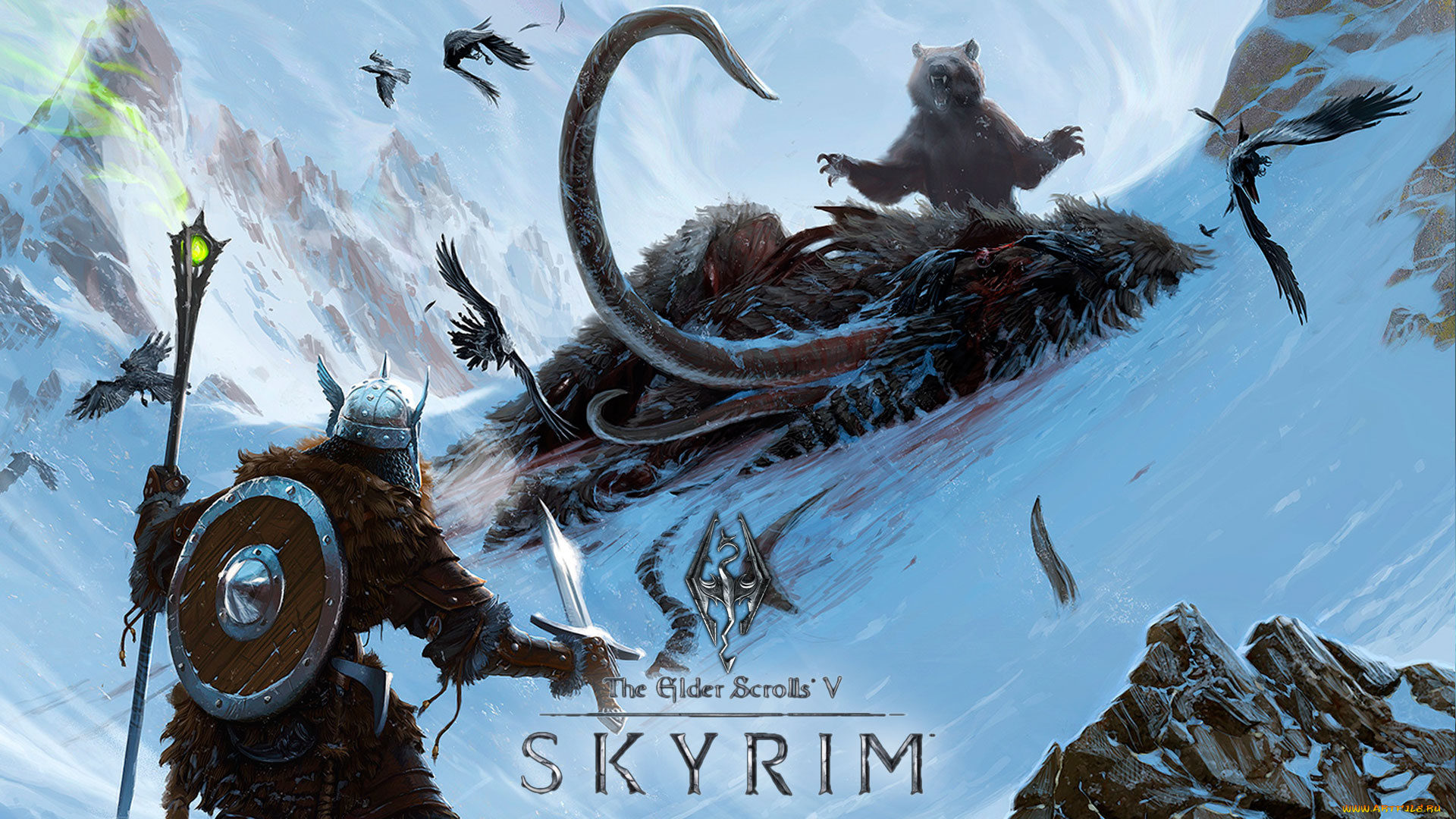 the, elder, scrolls, skyrim, видео, игры