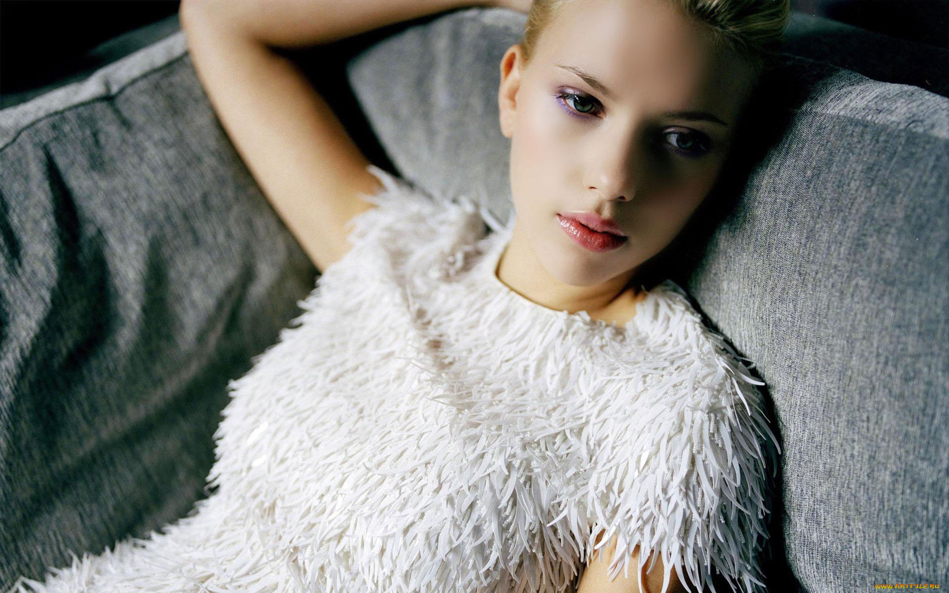 Scarlett, Johansson, девушки, , , задумчивость