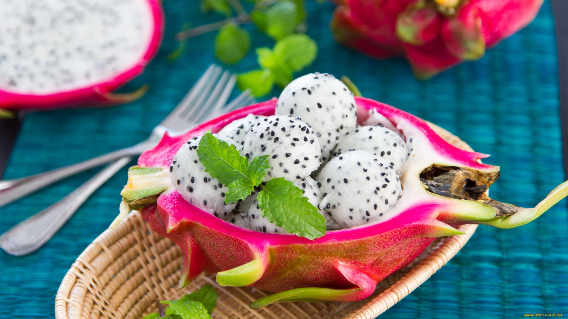 еда, питахайя, экзотика