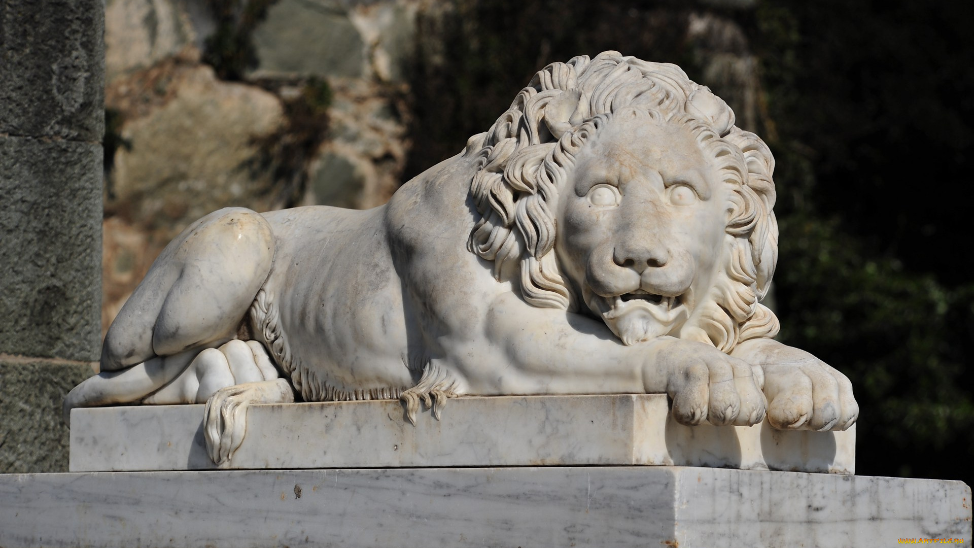 города, -, памятники, , скульптуры, , арт-объекты, алупка, лев