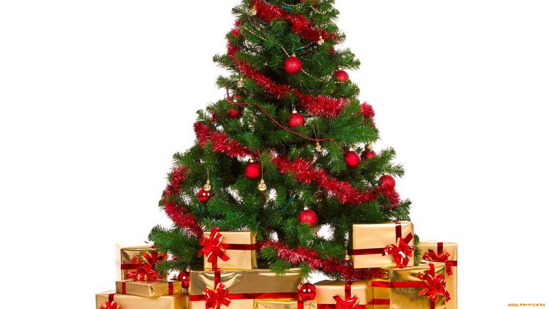 праздничные, Ёлки, ёлка, подарки, коробки, поздравление, украшения