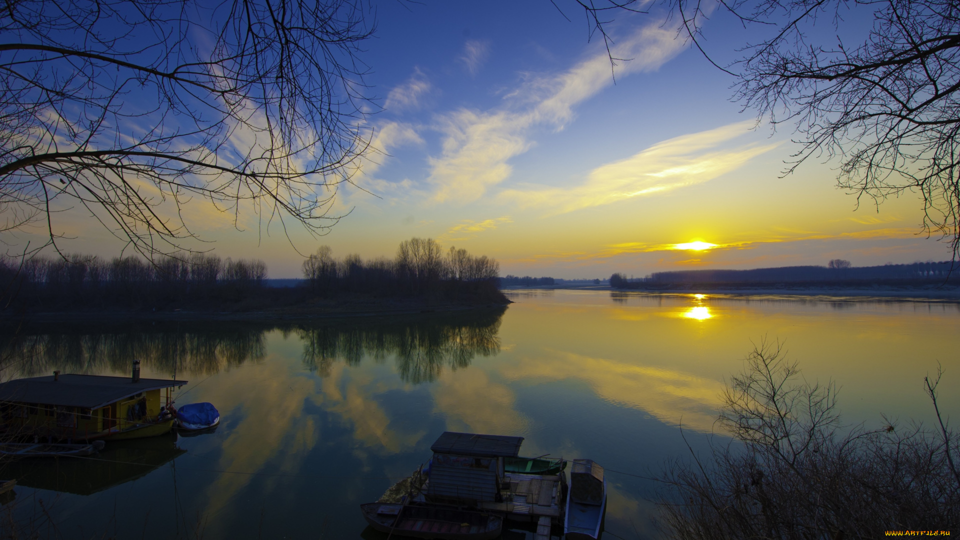 природа, восходы, закаты, закат