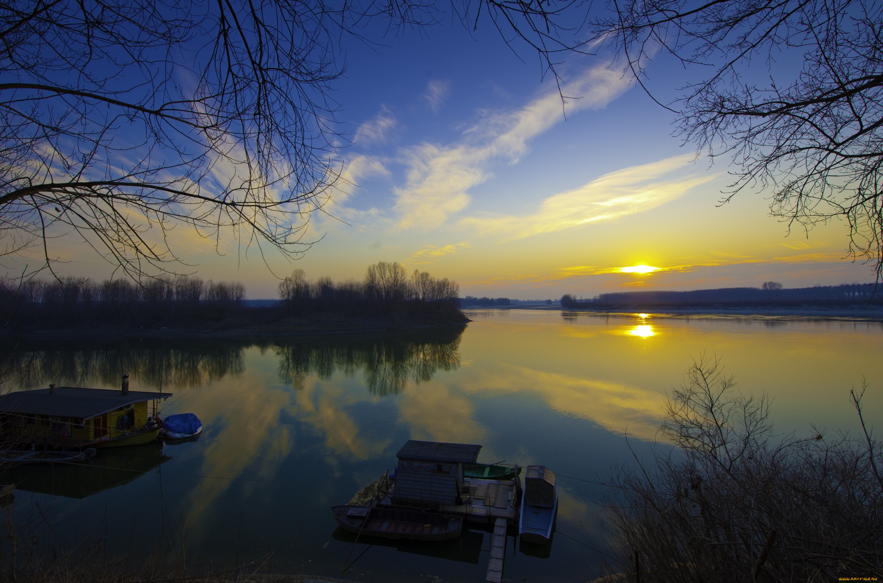 природа, восходы, закаты, закат