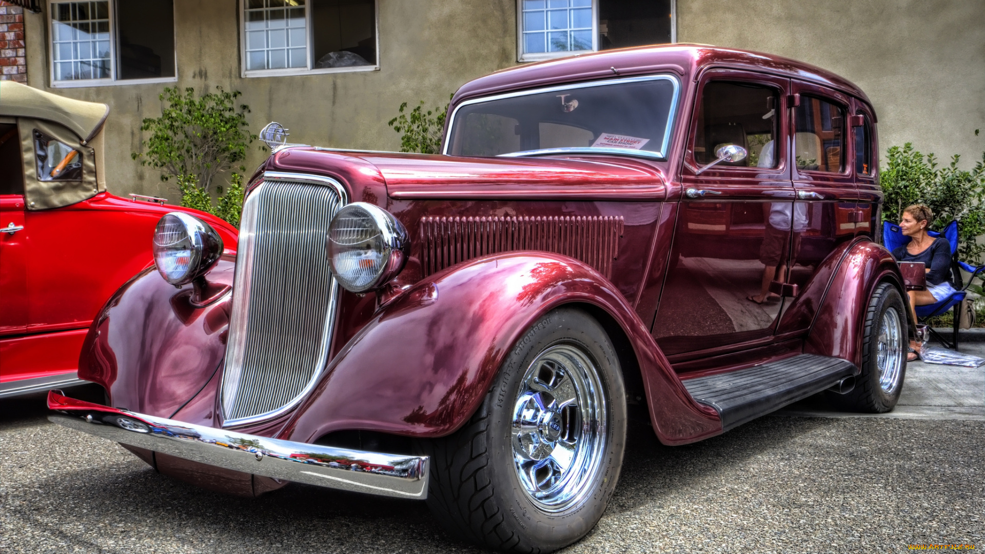 1934, plymouth, автомобили, выставки, и, уличные, фото, автошоу, выставка