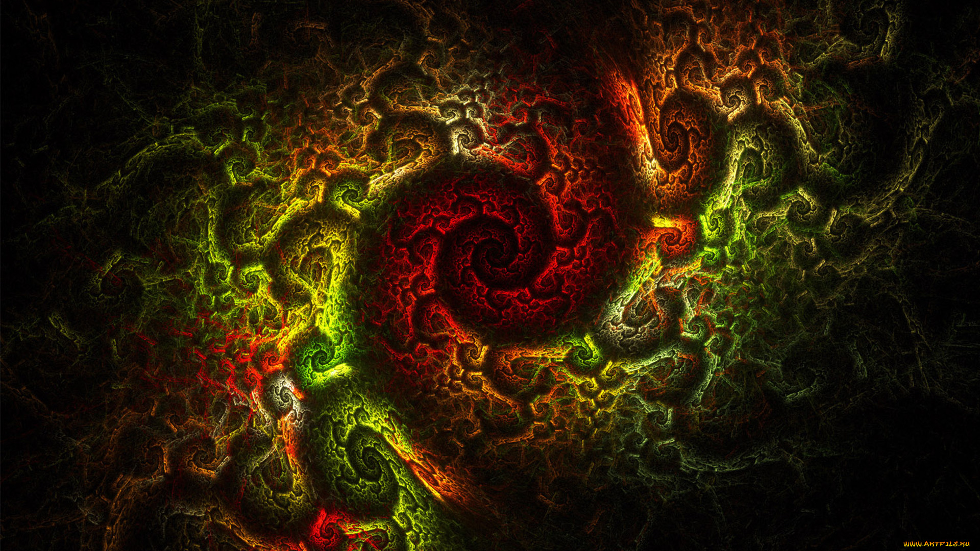 3д, графика, фракталы, , fractal, узор, фон, цвета