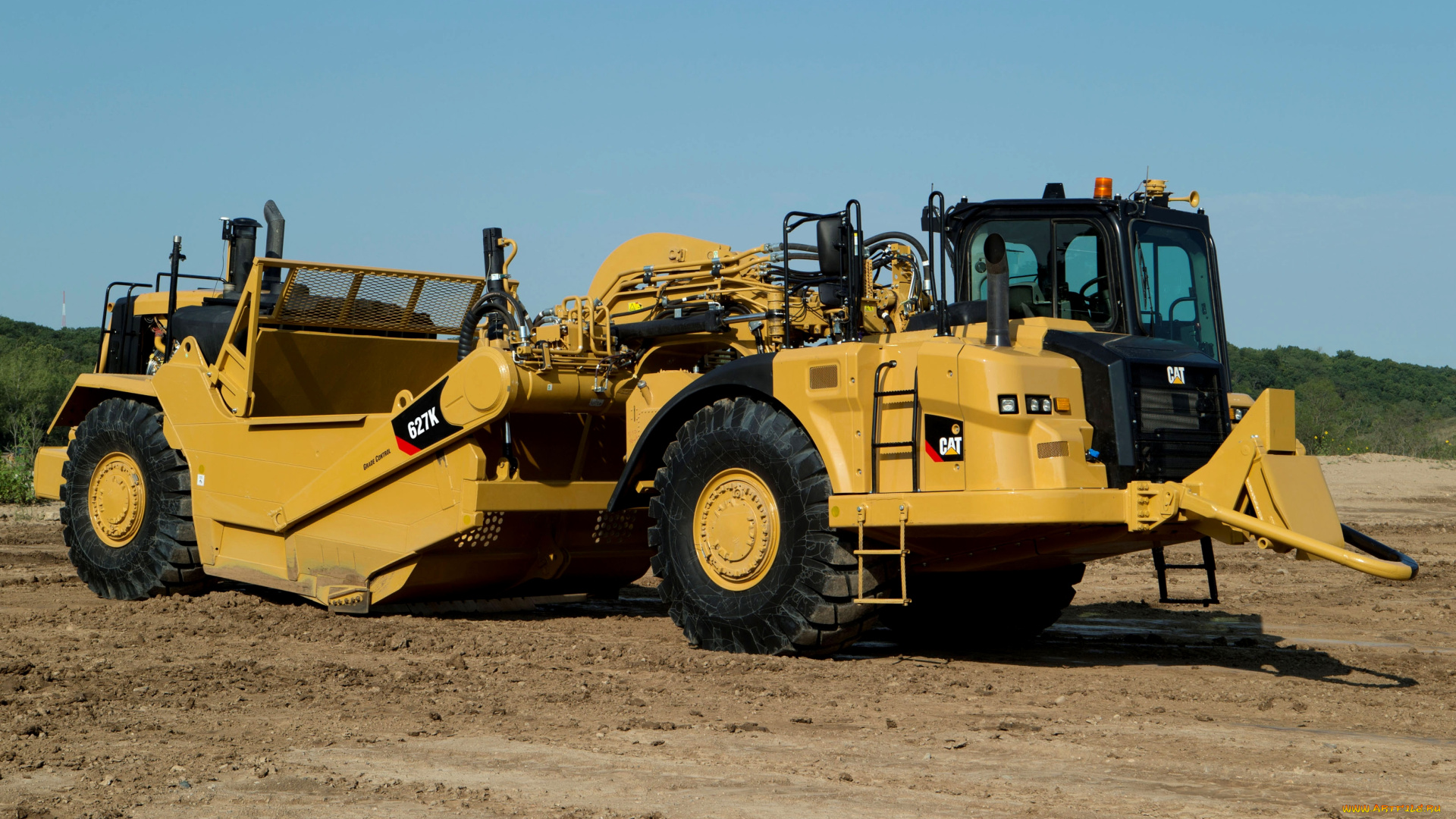 техника, грейдеры, 627k, caterpillar