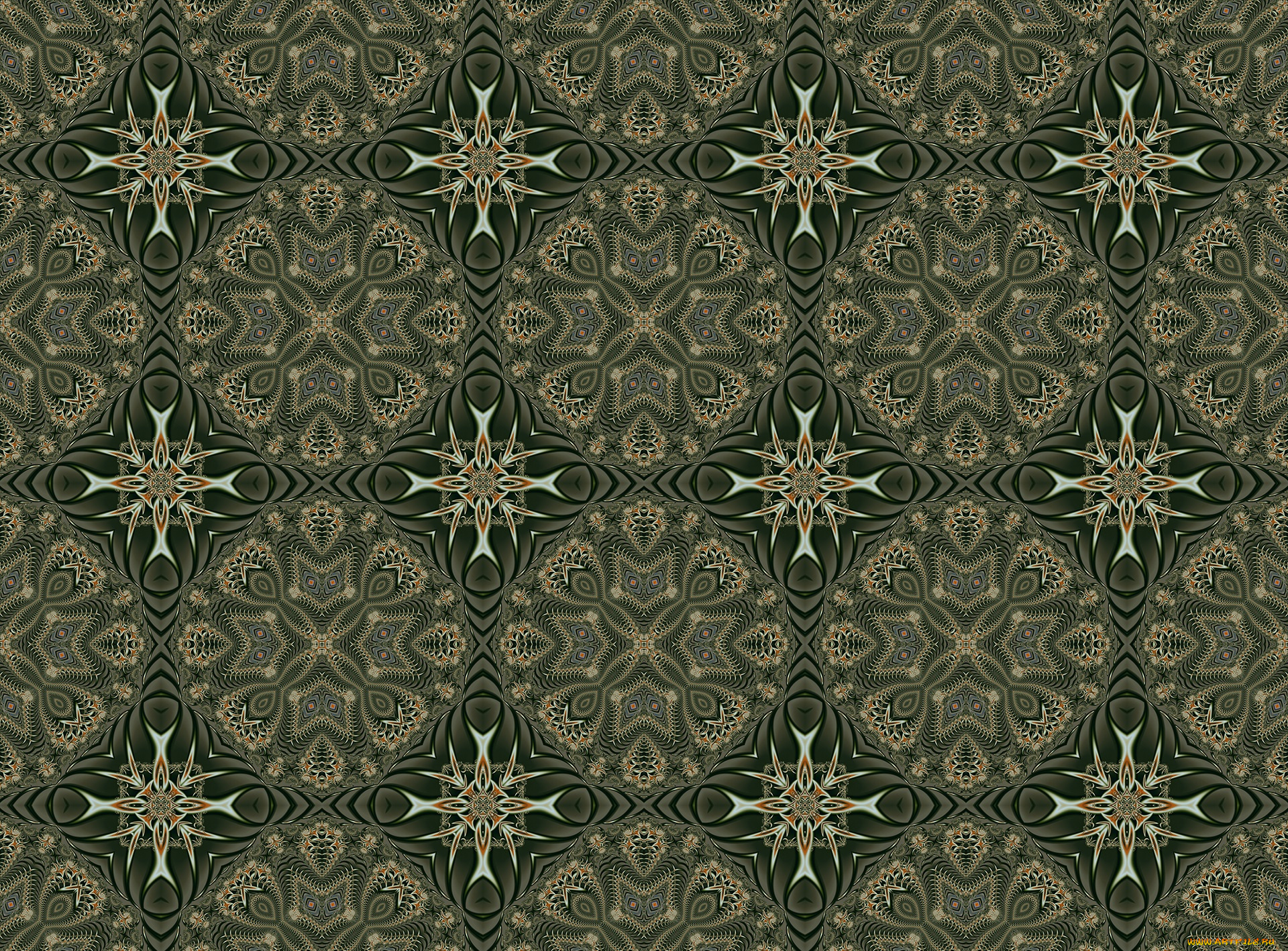 3д, графика, фракталы, , fractal, фон, цвета, узор