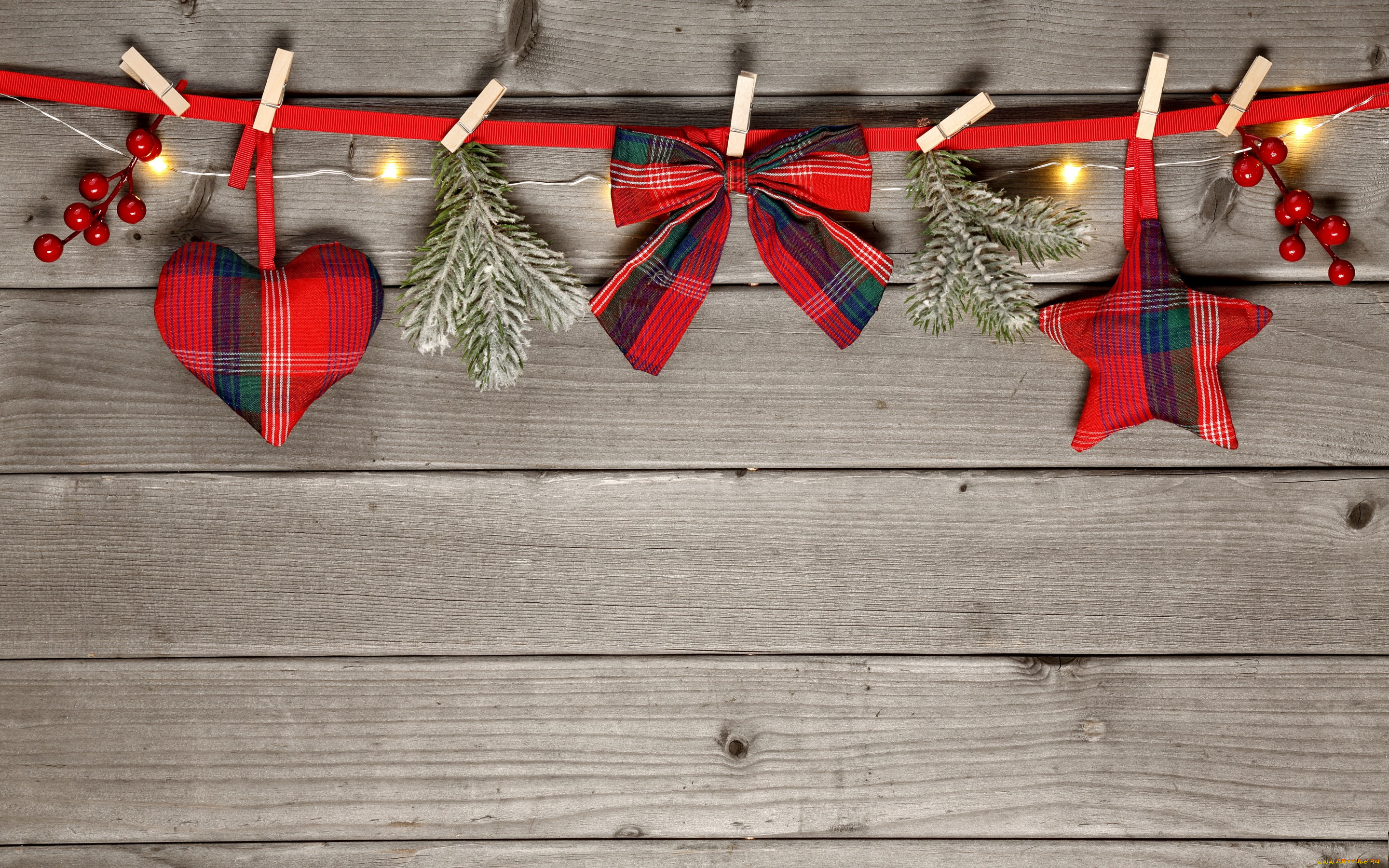 праздничные, украшения, прищепки, звезда, сердечко, новый, год, merry, christmas, бант, рождество, wood, decoration