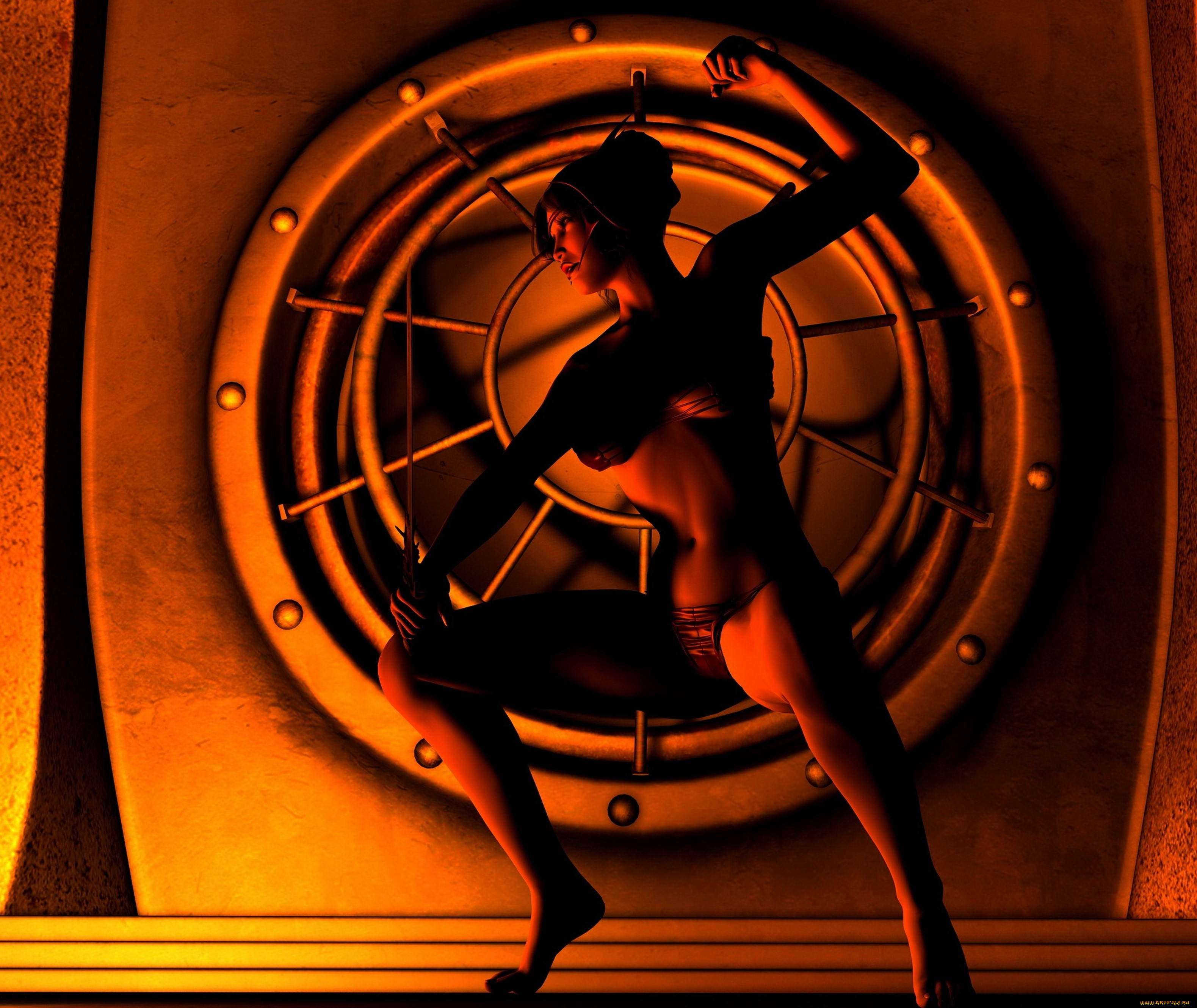 3д, графика, люди, , people, девушка, взгляд, фон