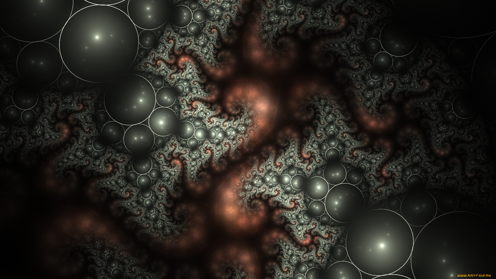 3д, графика, фракталы, , fractal, узор, фон, цвета