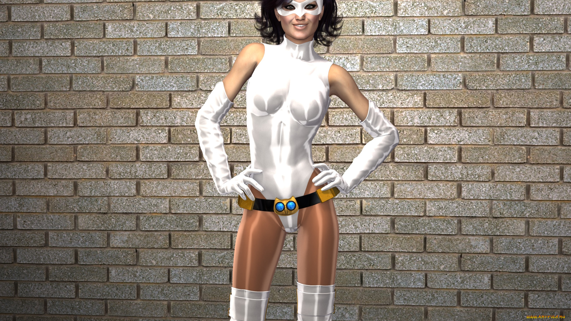 3д, графика, люди, , people, фон, маска, девушка, взгляд