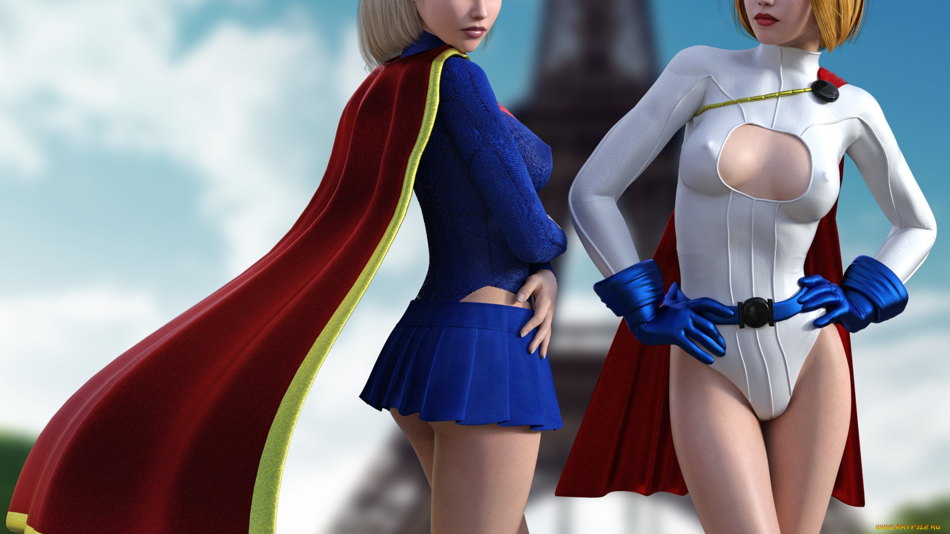 3д, графика, люди, , people, фон, взгляд, девушки