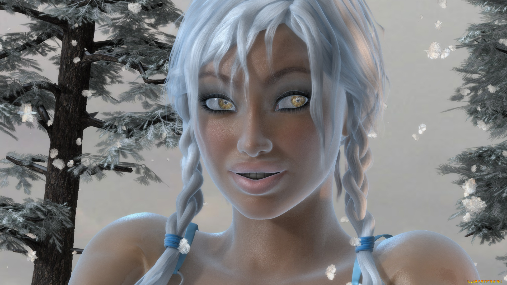 3д, графика, портрет, , portraits, девушка, фон, взгляд