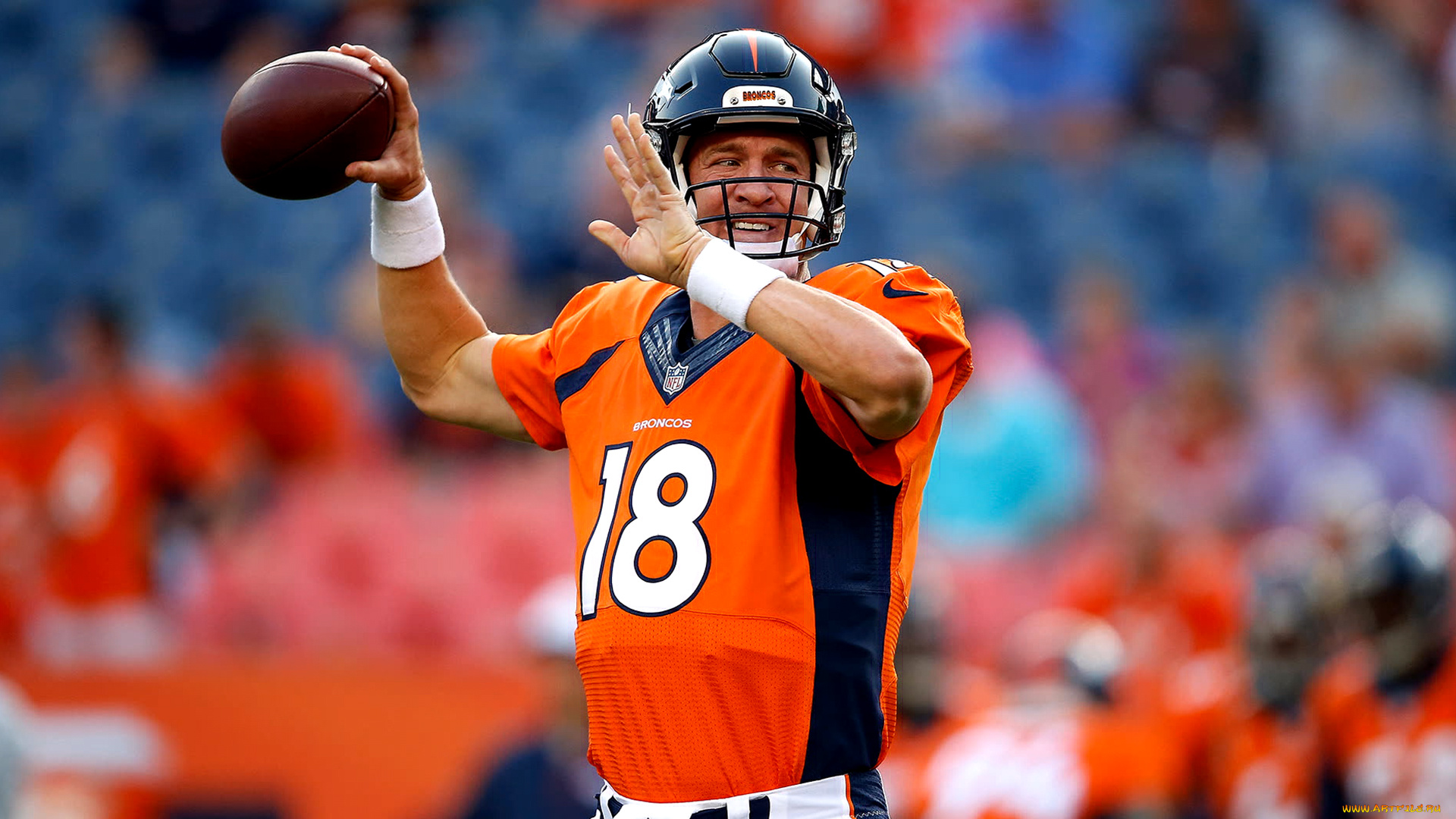 спорт, американский, футбол, игрок