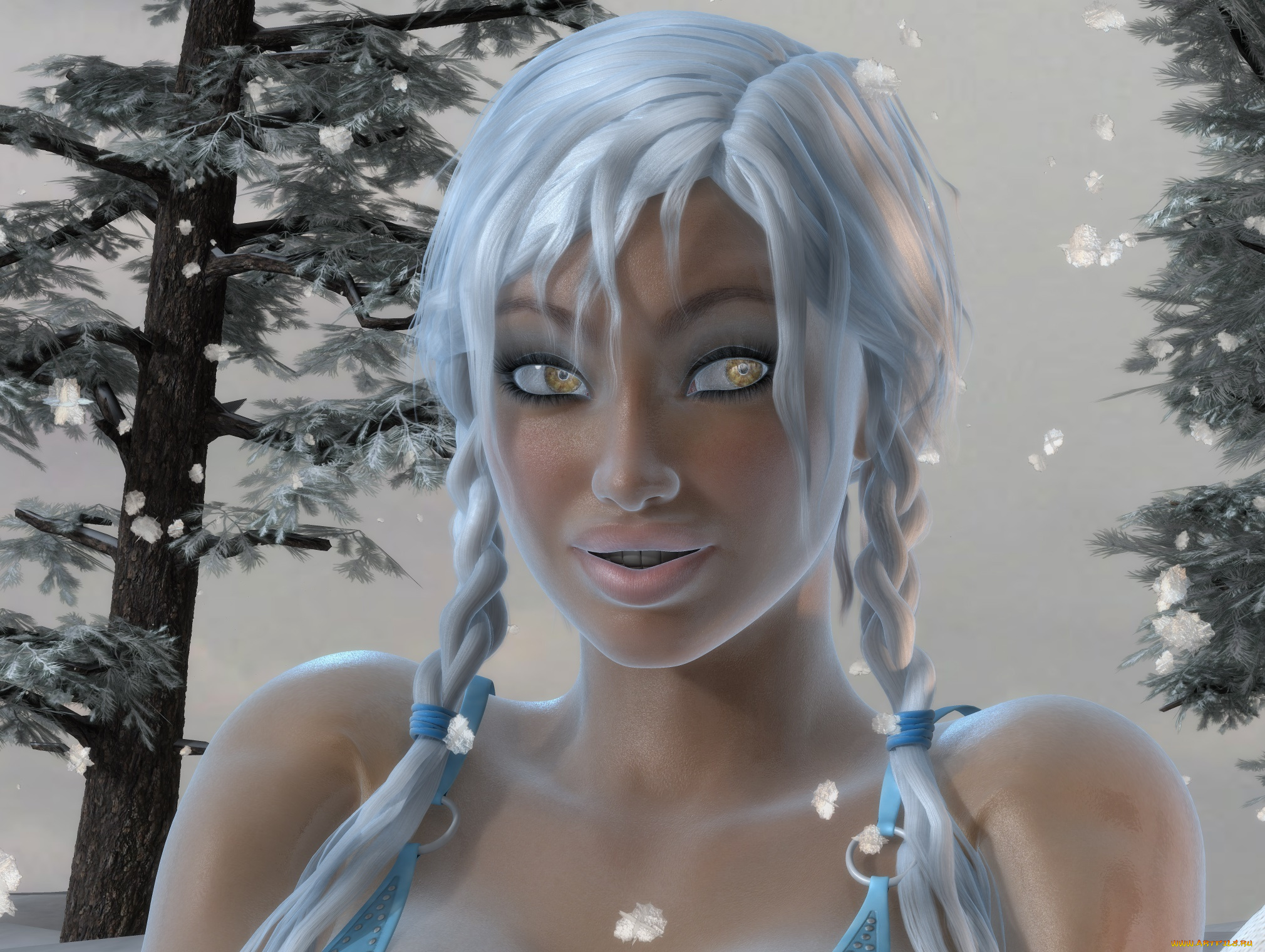 3д, графика, портрет, , portraits, девушка, фон, взгляд