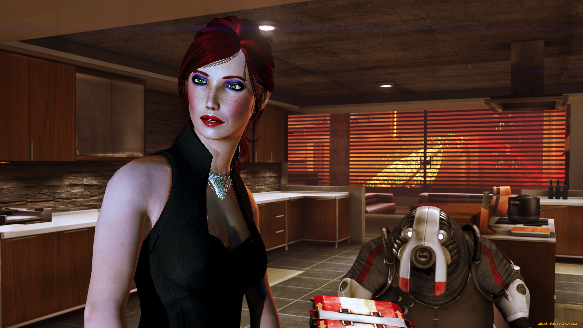 3д, графика, фантазия, , fantasy, девушка, взгляд, фон