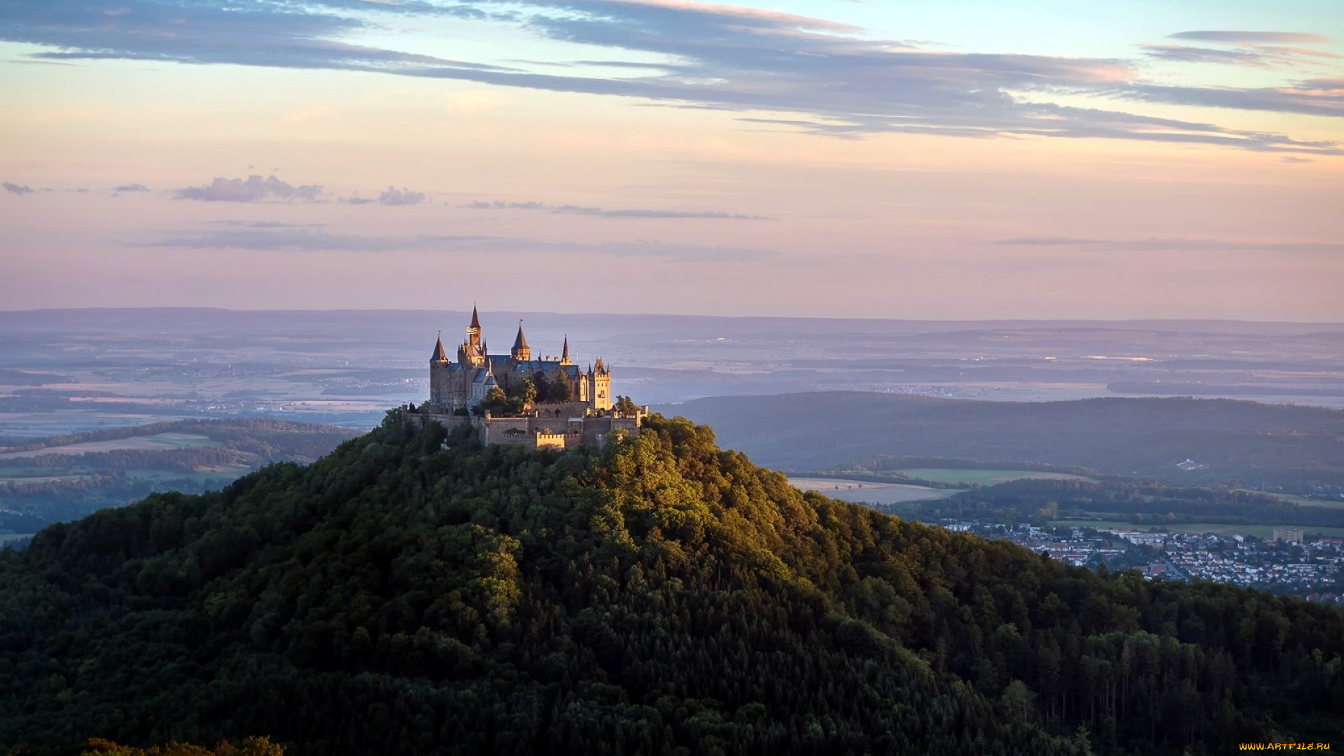 hohenzollern, castle, города, замки, германии, hohenzollern, castle